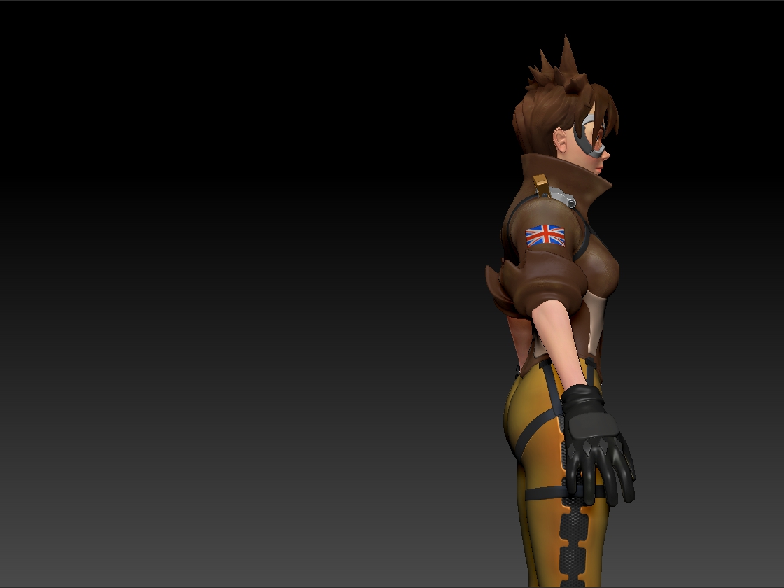 Tracer (Overwatch Fanart) - WIPs - Forums - Cubebrush