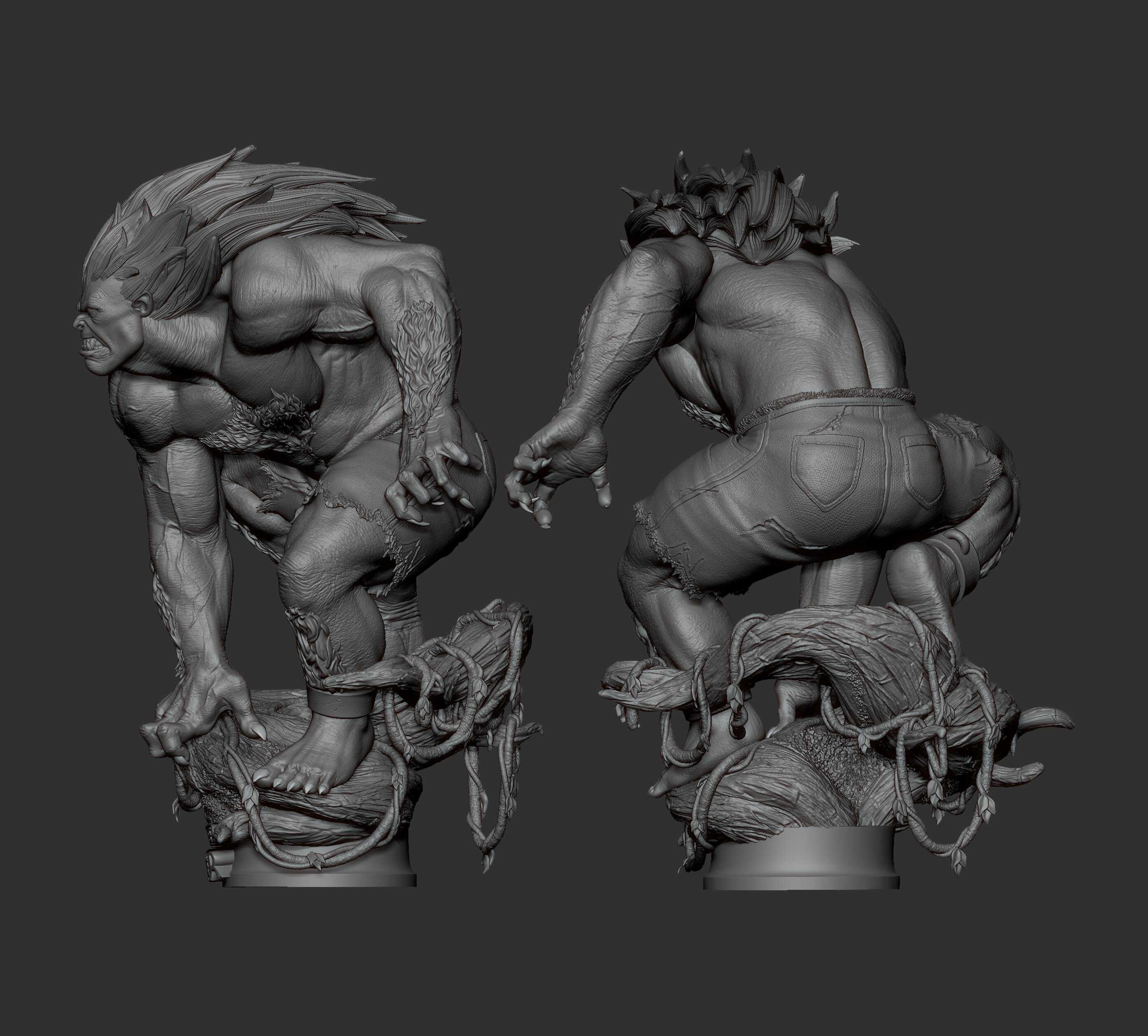 Street Fighter - Blanka - ZBrushCentral