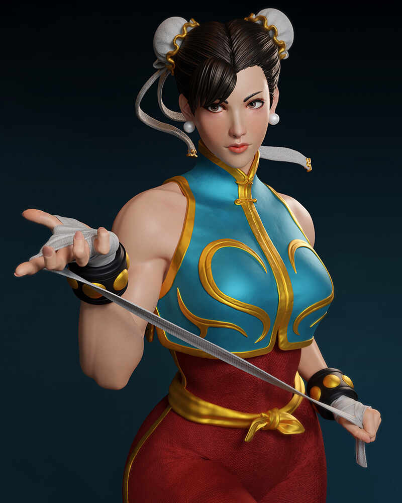 Chun Li - Street Fighter - ZBrushCentral