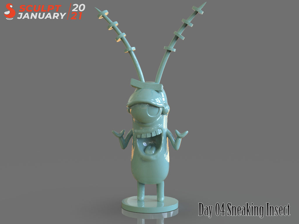 Sculptjanuary-2021-Render-Day-04