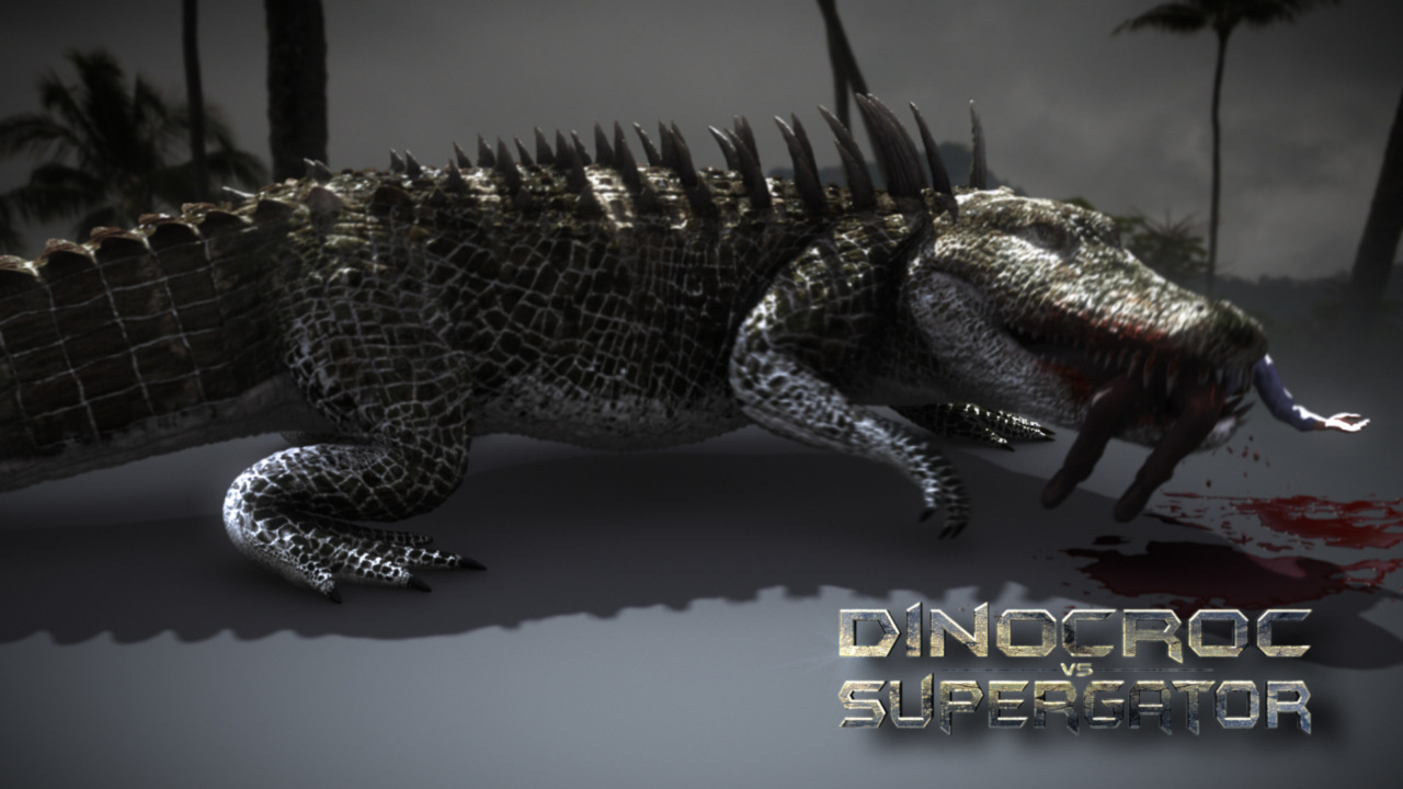 Dinocroc Vs Supergator SyFy Original Movie Gore ZBrushCentral
