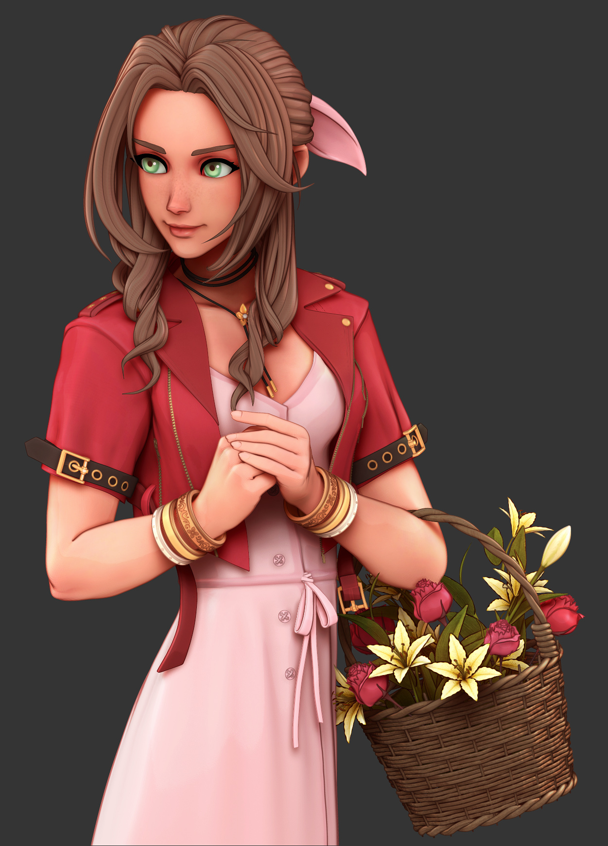 Aerith Gainsborough Zbrushcentral
