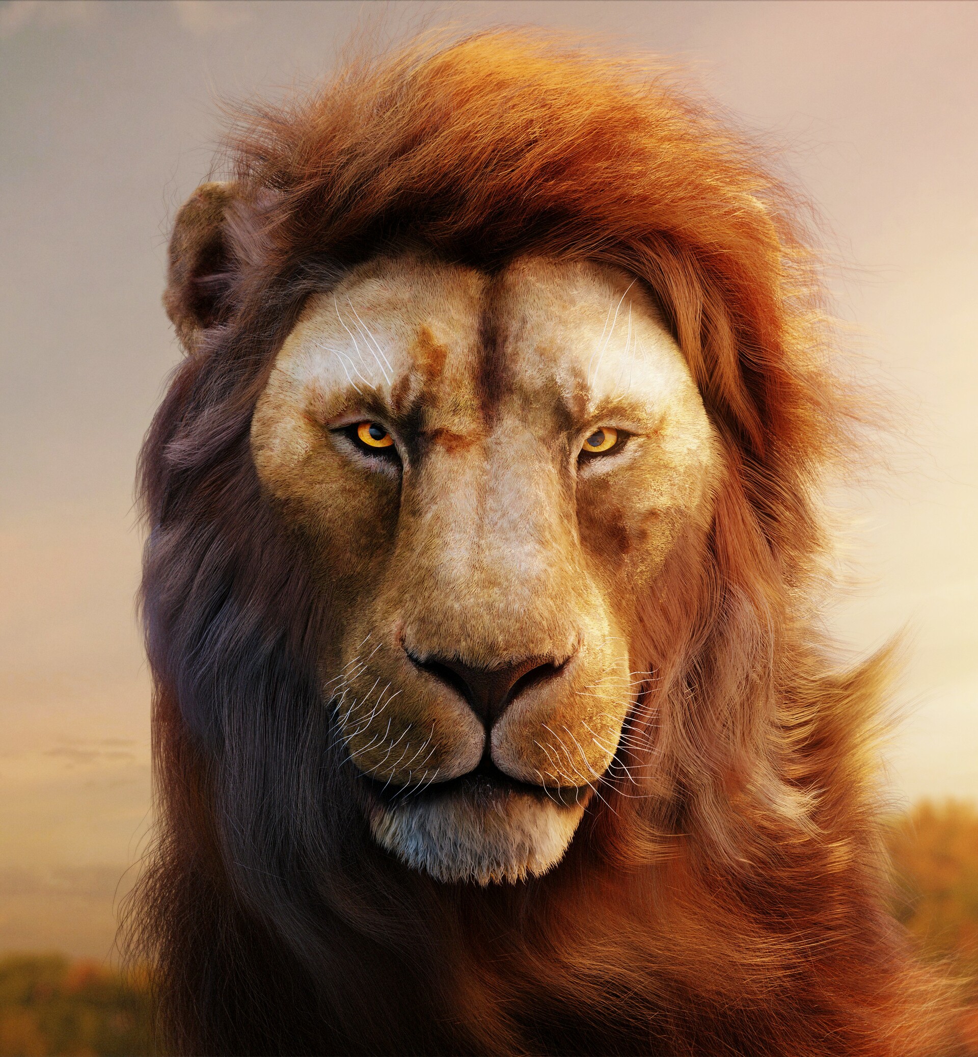 lion king mufasa zbrush