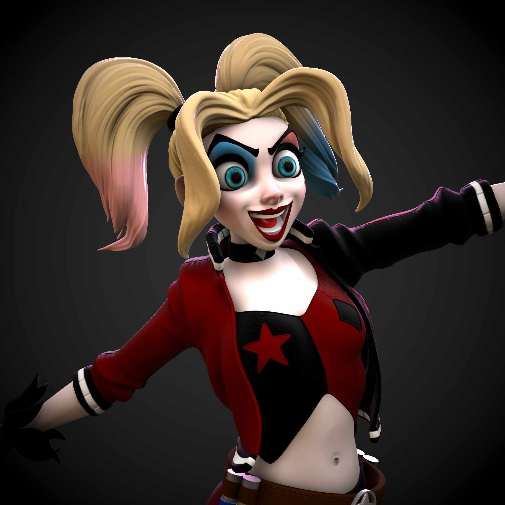 Harley Quinn Multiversus Game Zbrushcentral