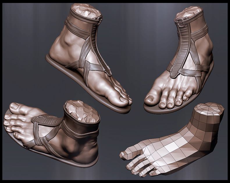 Foot Sculpt - ZBrushCentral