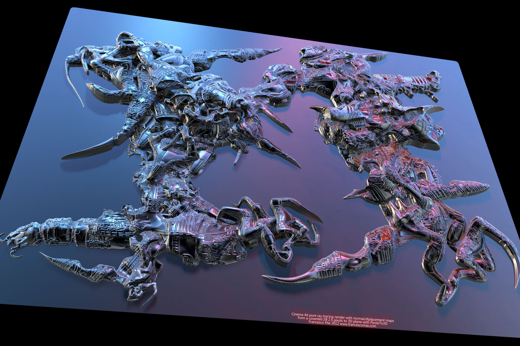 Duo argentato in CInema 4d test spot light dal basso.jpg