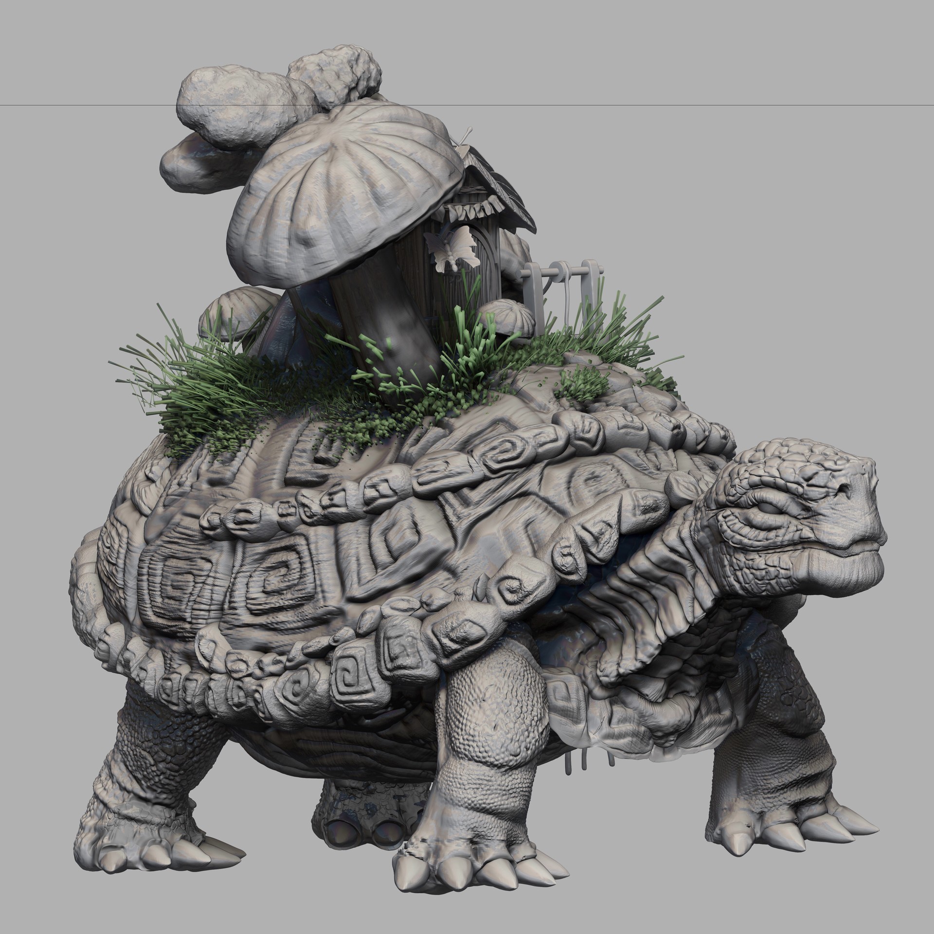 Turtle Concept - ZBrushCentral