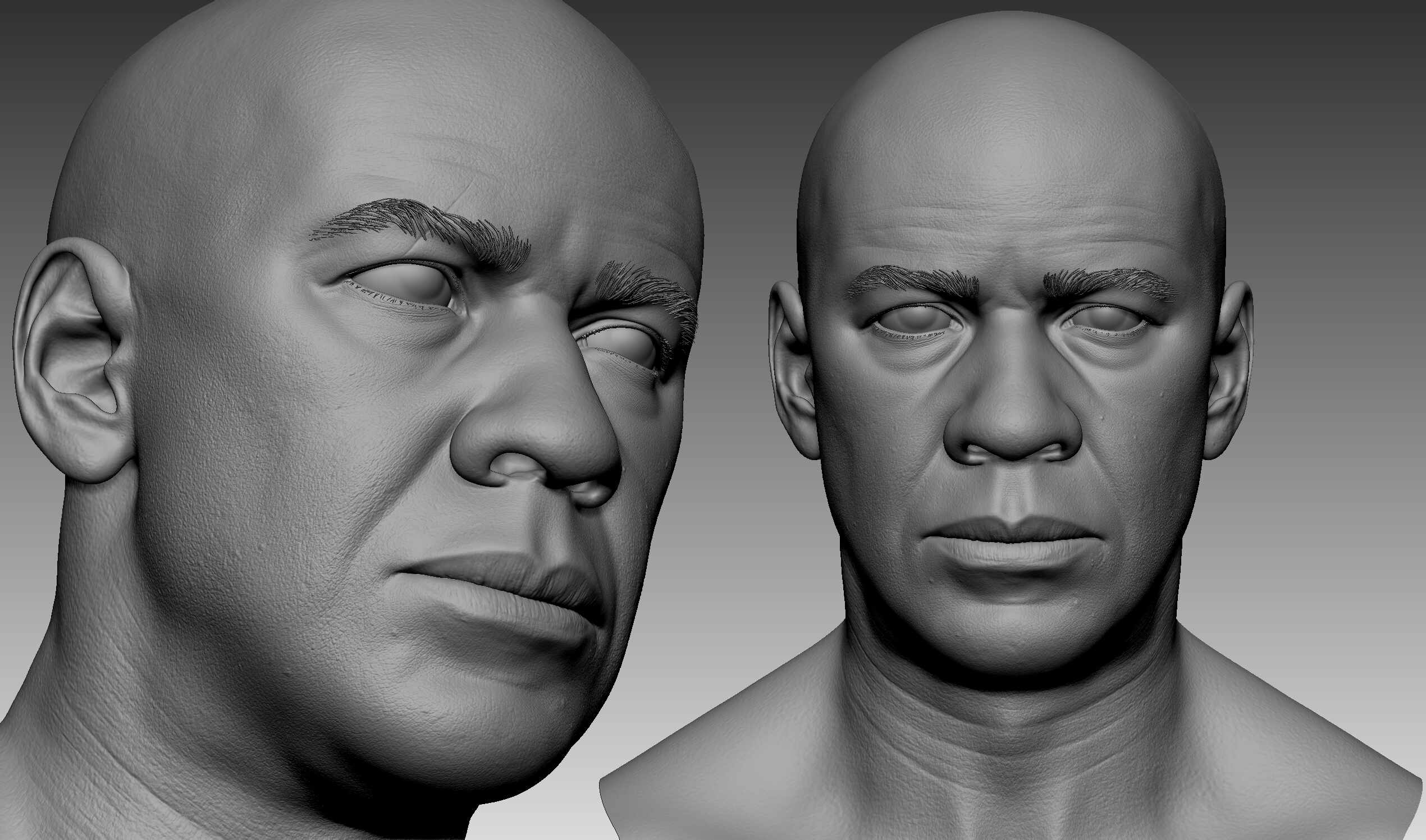 Denzel Washington - ZBrushCentral