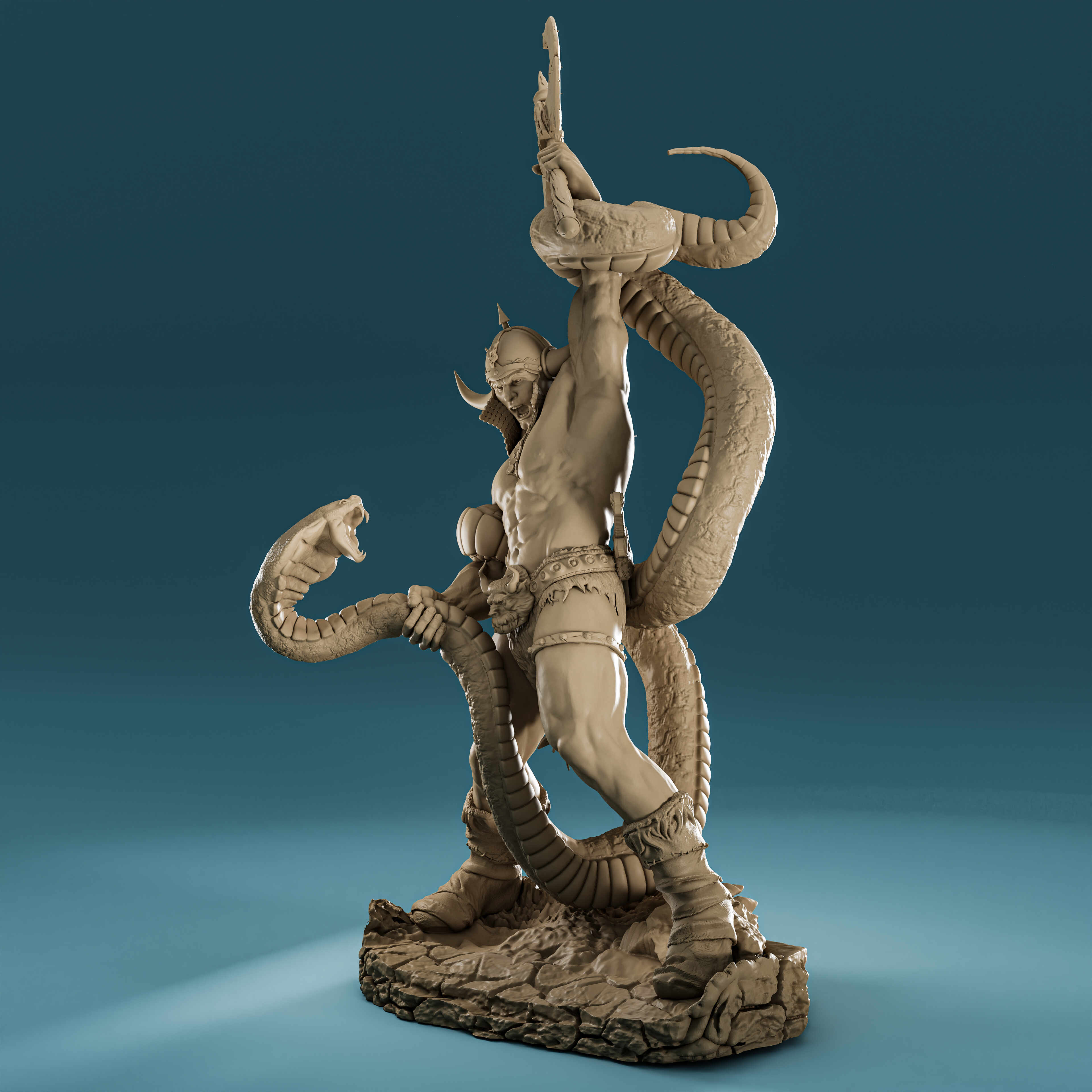 KEN KELLYS Snake Pit ガレージキット　コナン　CONAN Conan the Barbarian | Snake Pitt / 1992 (Ken Kelly) | 3D Print