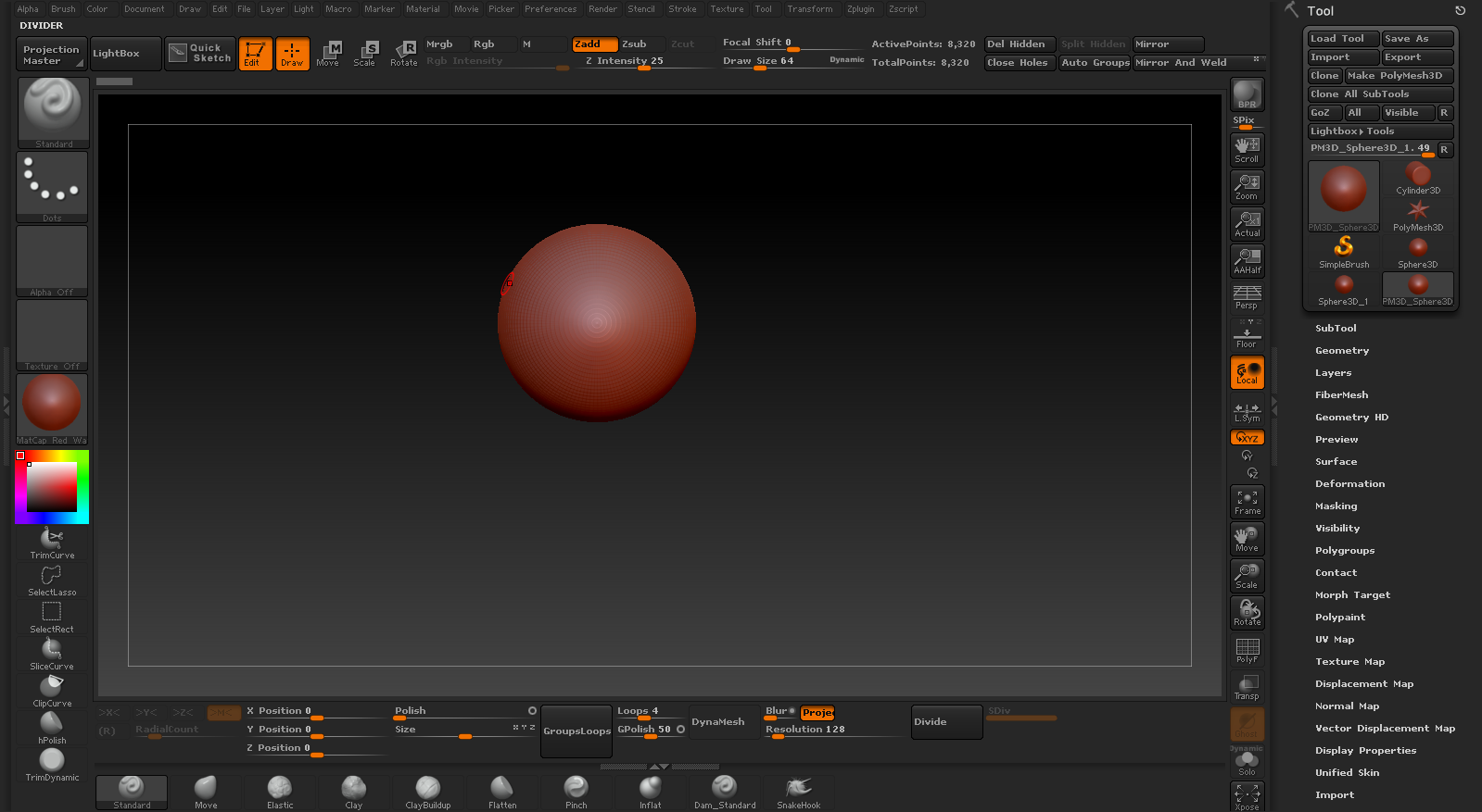 zbrush config