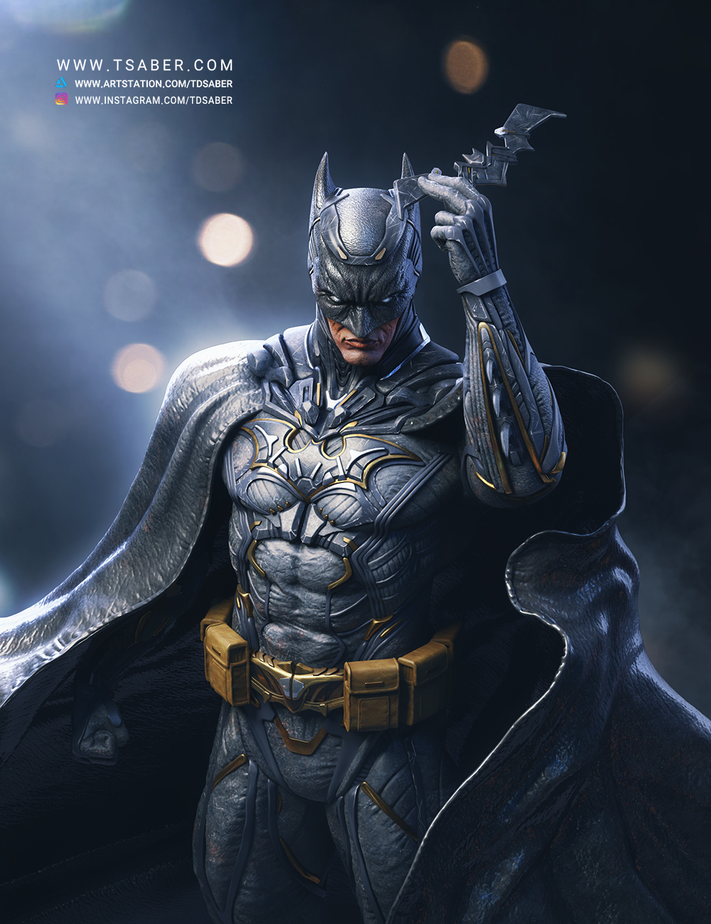 Batman Zbrush Sculpture -  Tsaber - 002