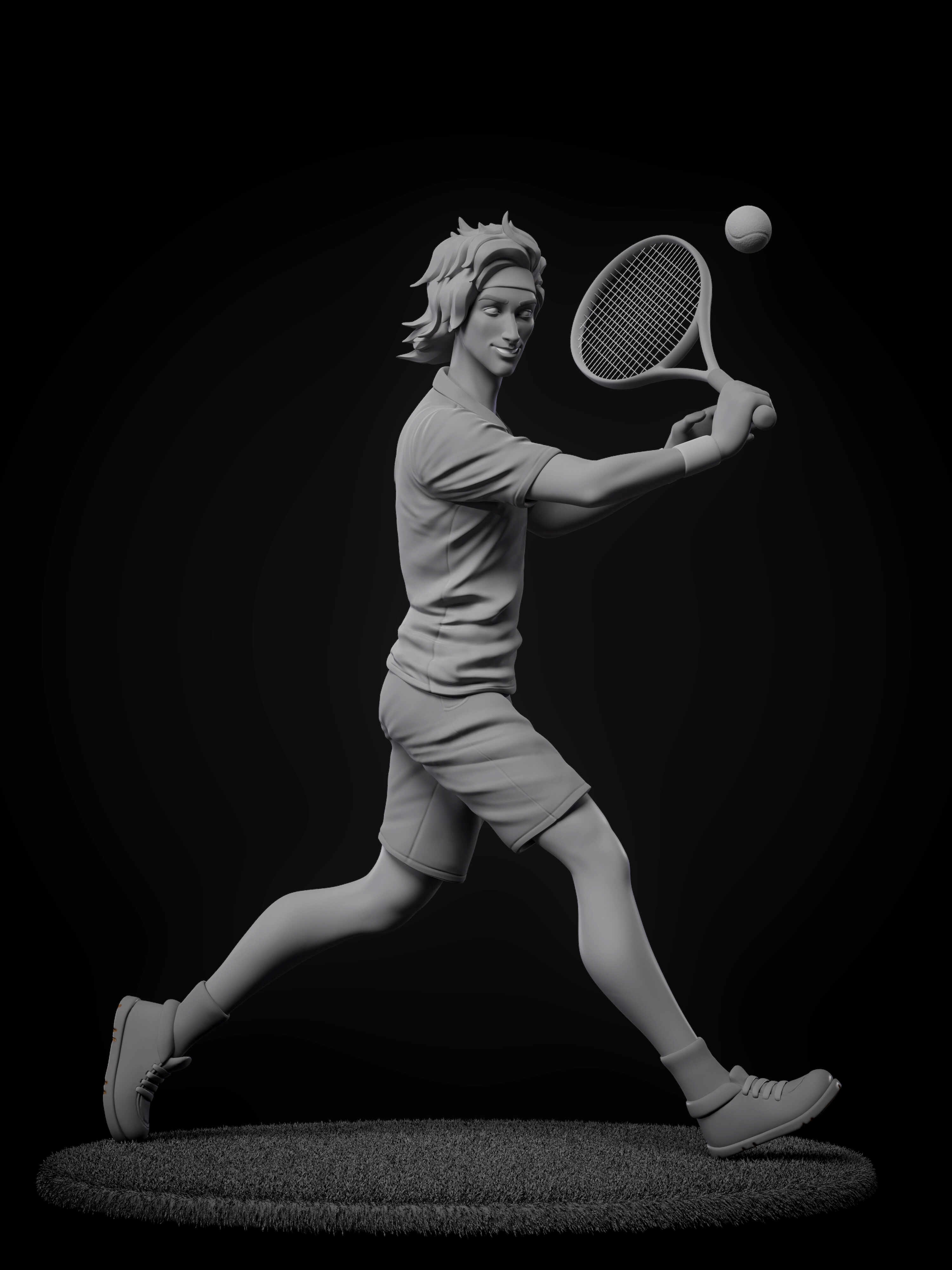 Tennis Clash Fan Art Leo ZBrushCentral