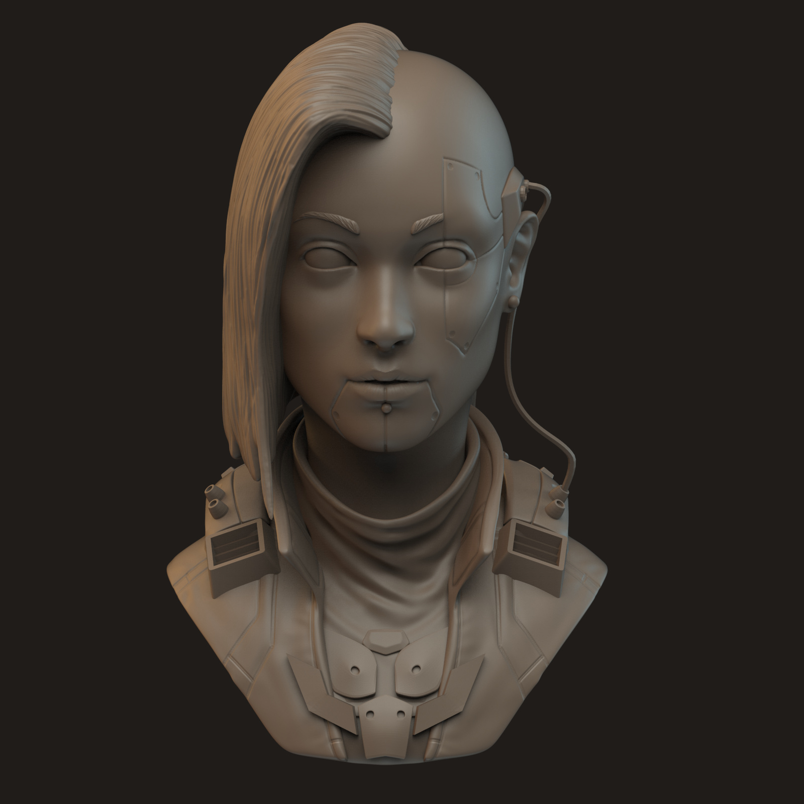 cyberpunk zbrush