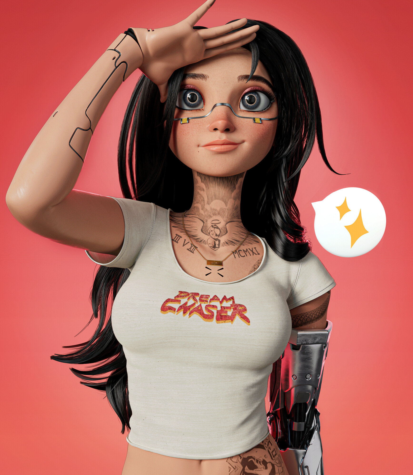 Cyberpunk Girl ZBrushCentral