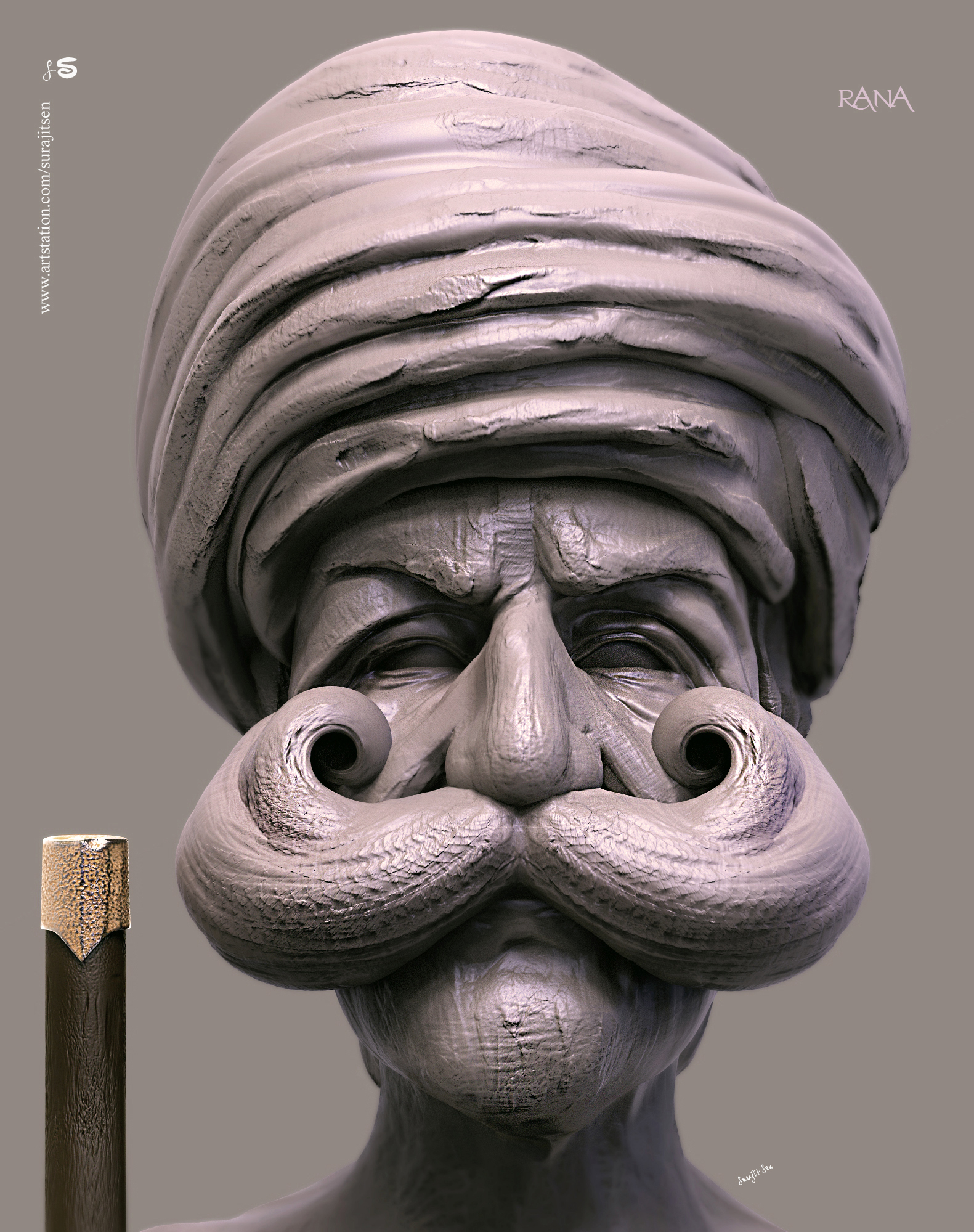 Rana_Digital_Sculpture_SurajitSen_Aug2019