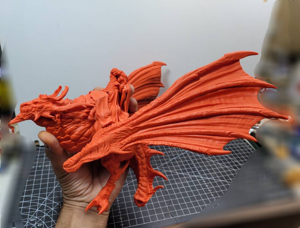 Two Hearts and a Dragon 3D print 1