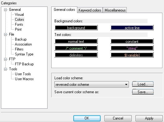 CrimsonEditor_ColorScheme.jpg