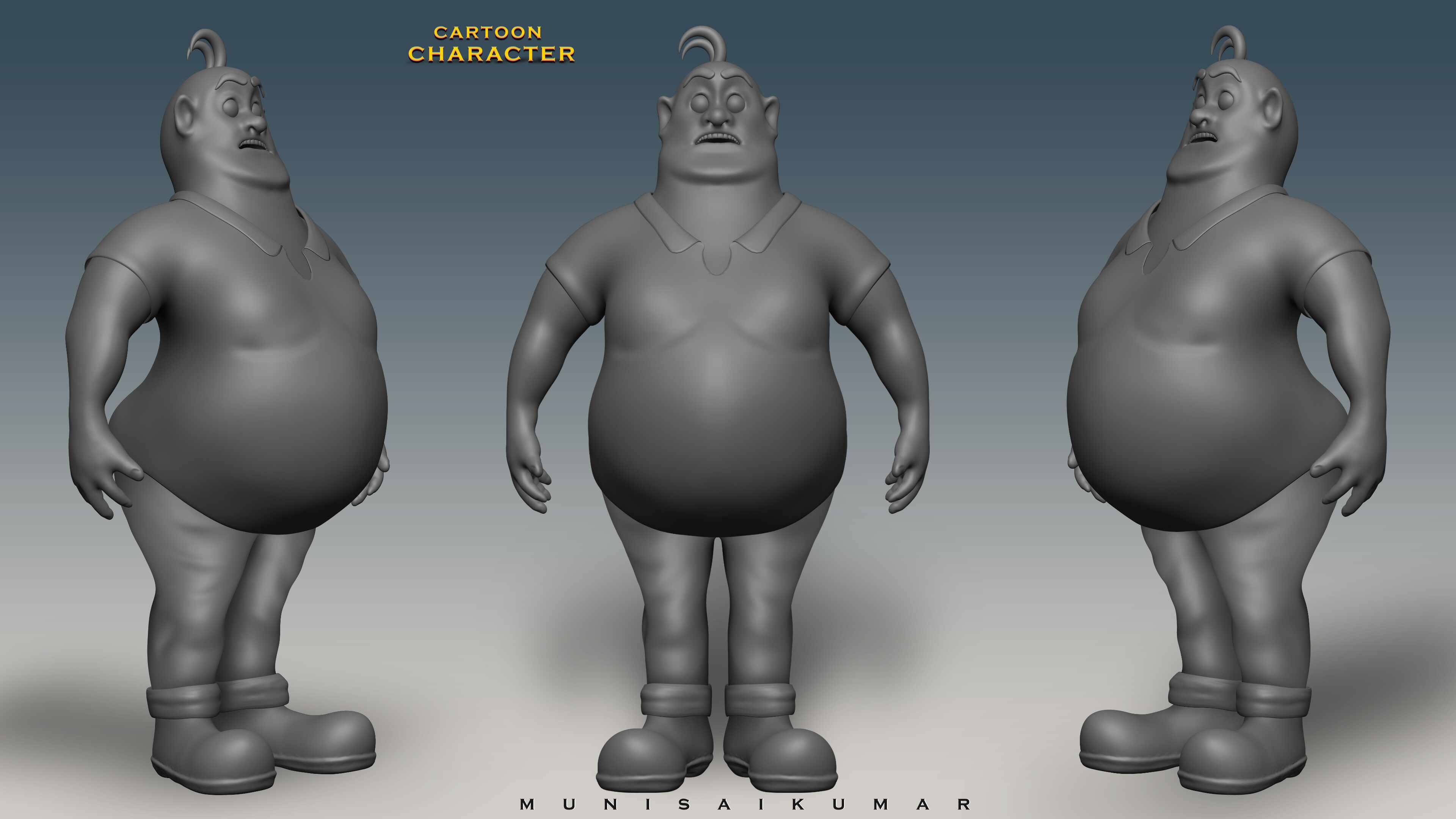 3D Cartoon Character - ZBrushCentral 3D Cartoon Character - ZBrushCentral