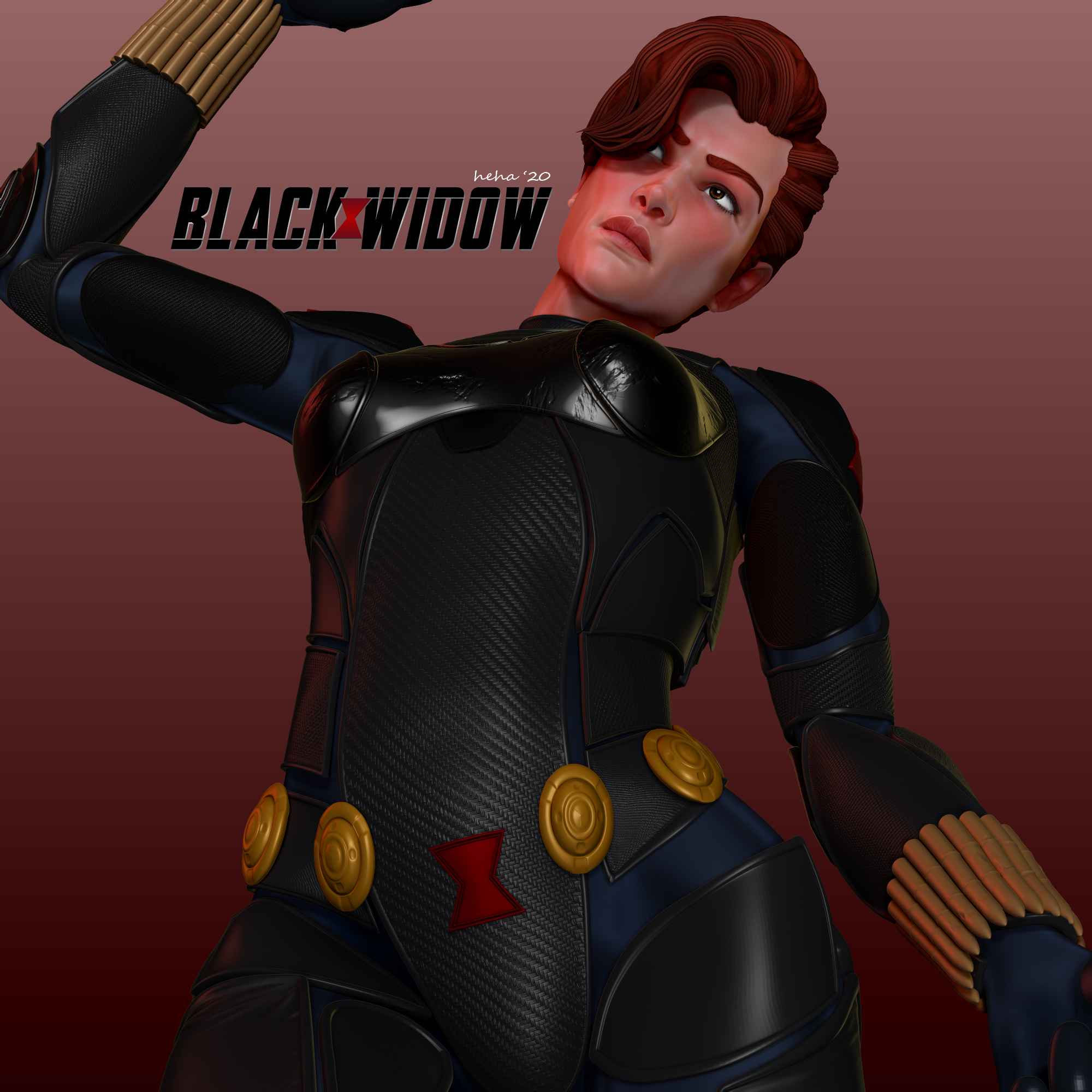 Black widow christmas season! - ZBrushCentral