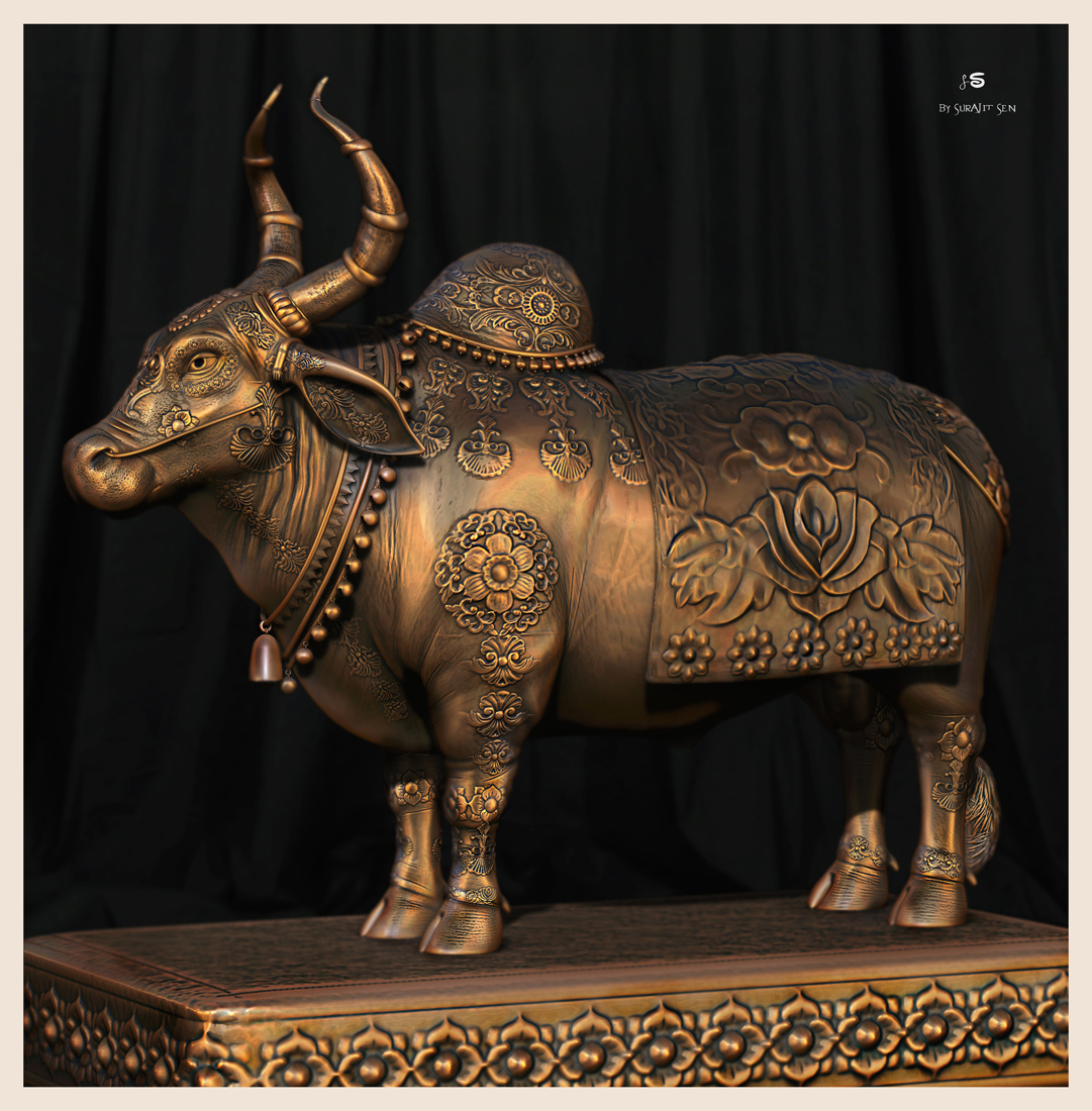 Nandi_Look4_Digital_Sculpture_Surajit Sen_April2021AL