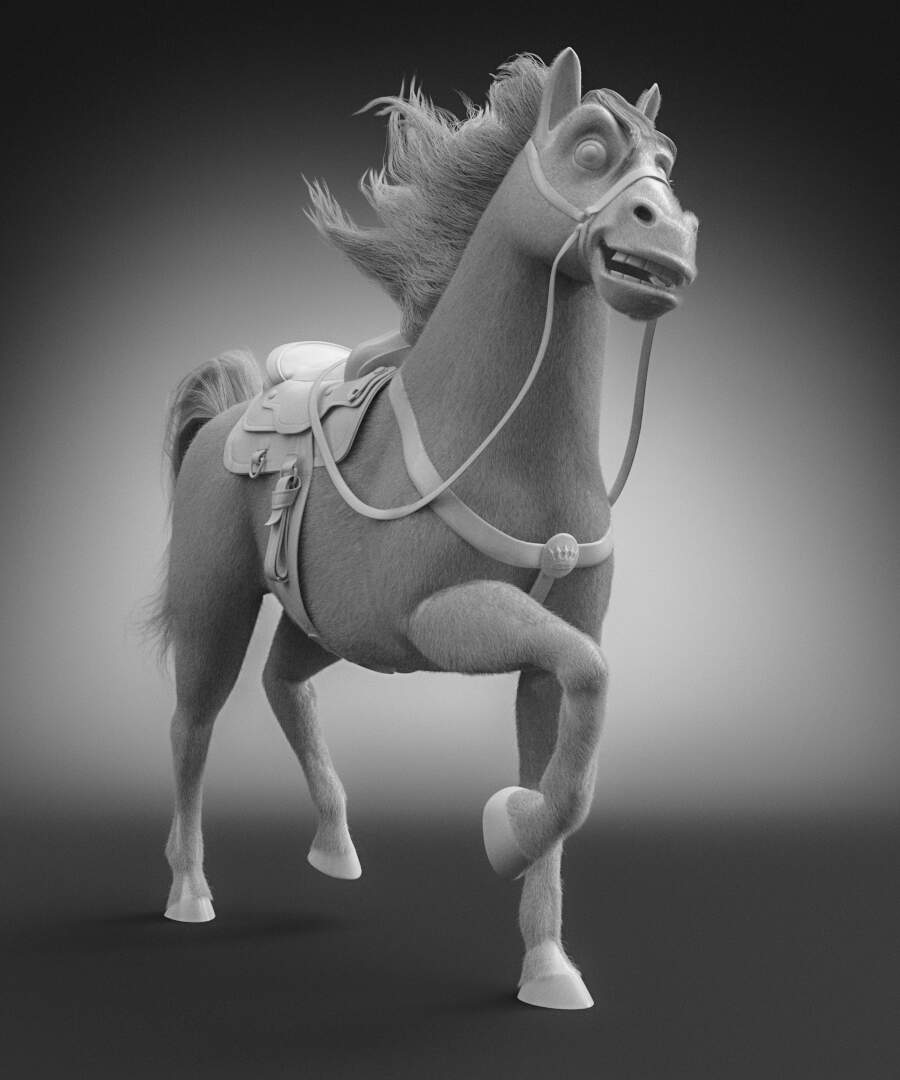 Horse 3D computer graphics Animal, horse, horse, 3D Computer