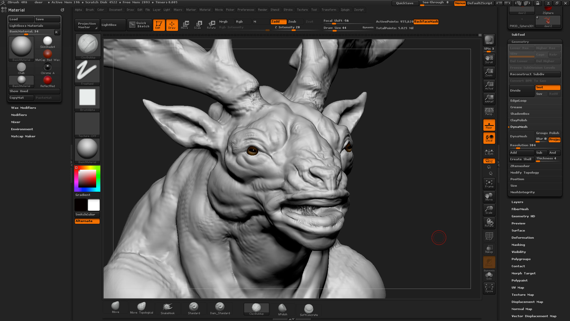 why did my zbrush model go dark