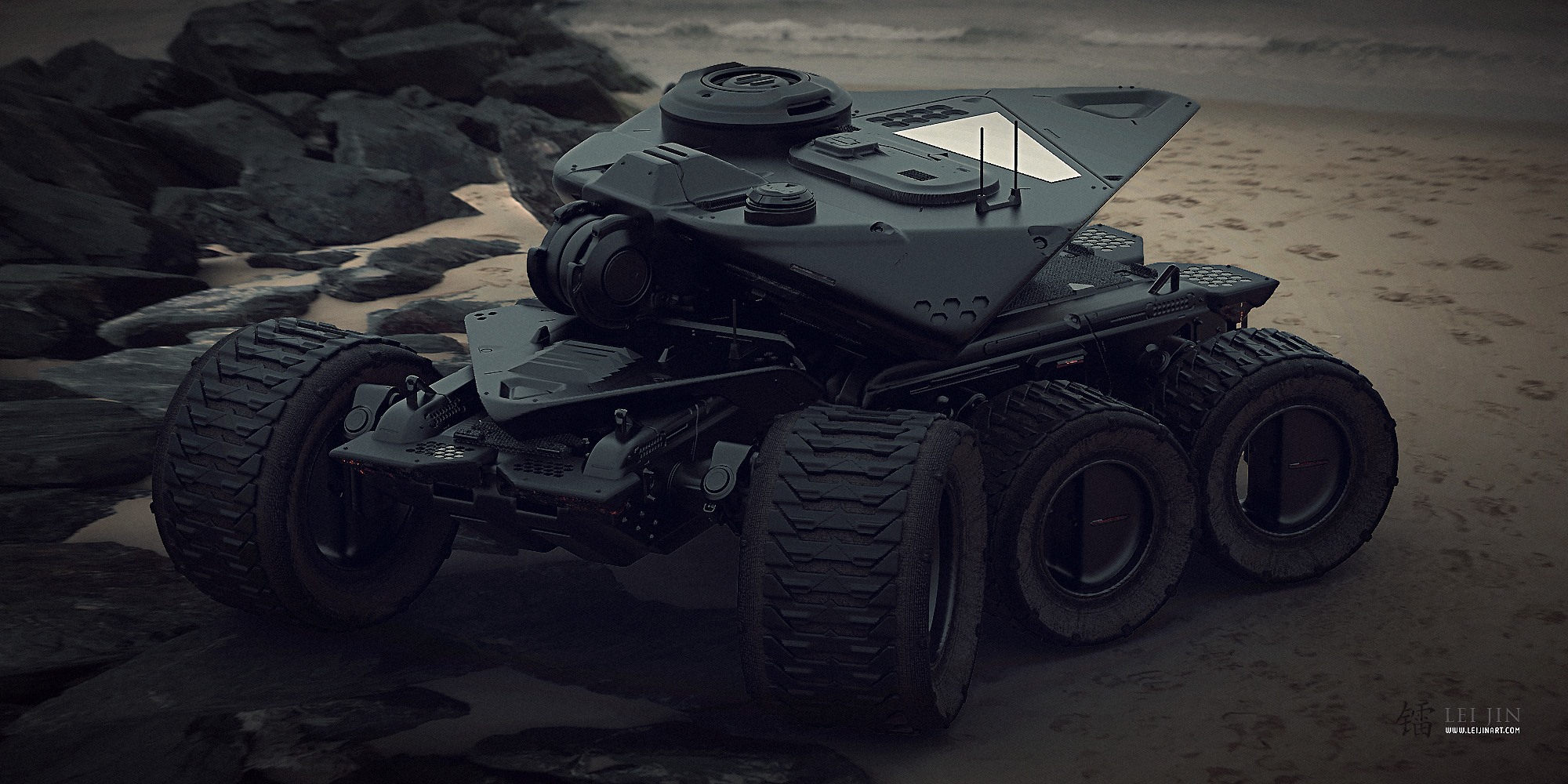 Triangle Rover - ZBrushCentral