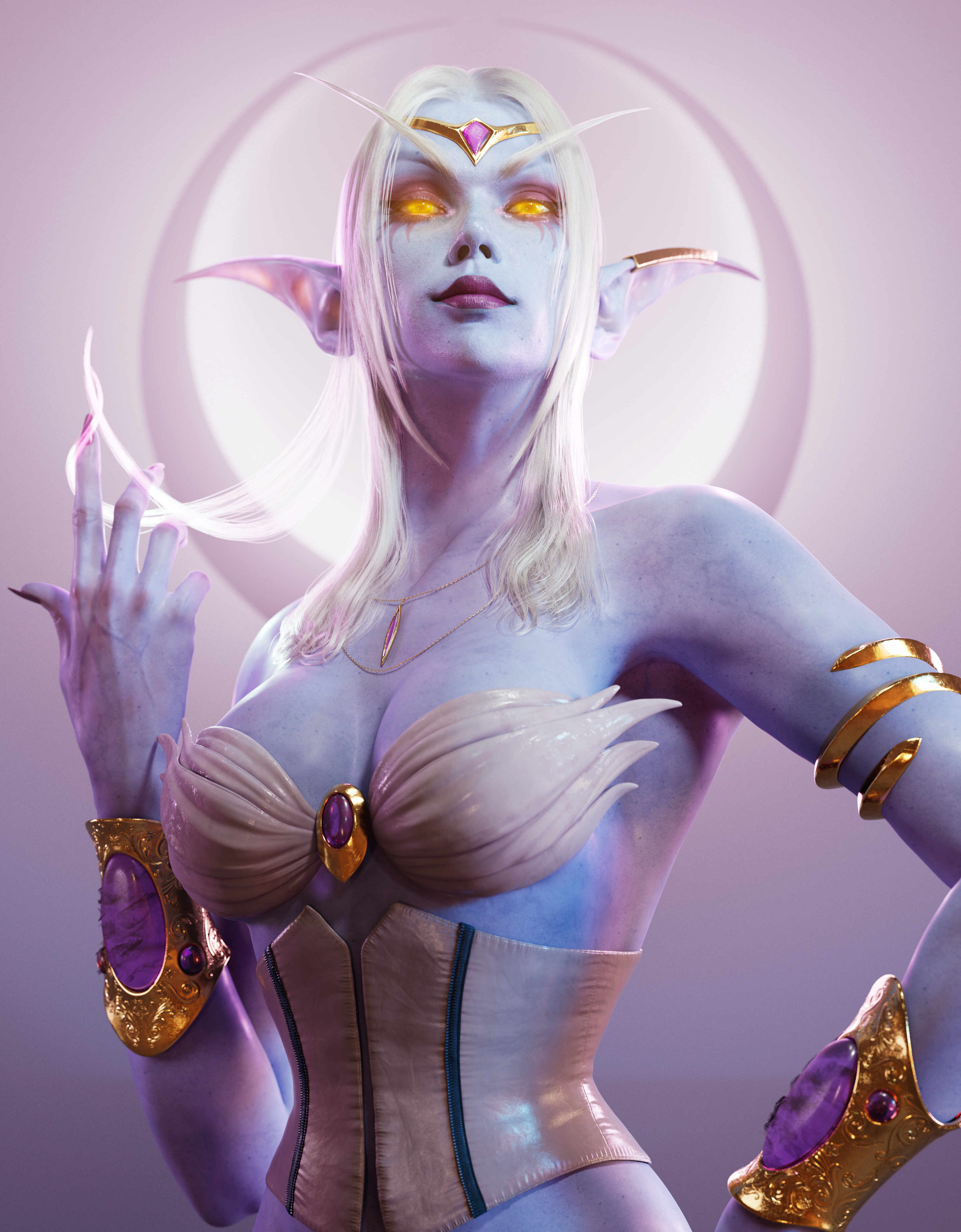 Queen Azshara - ZBrushCentral