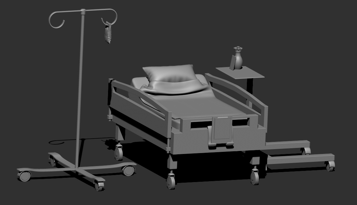 iv bag bed