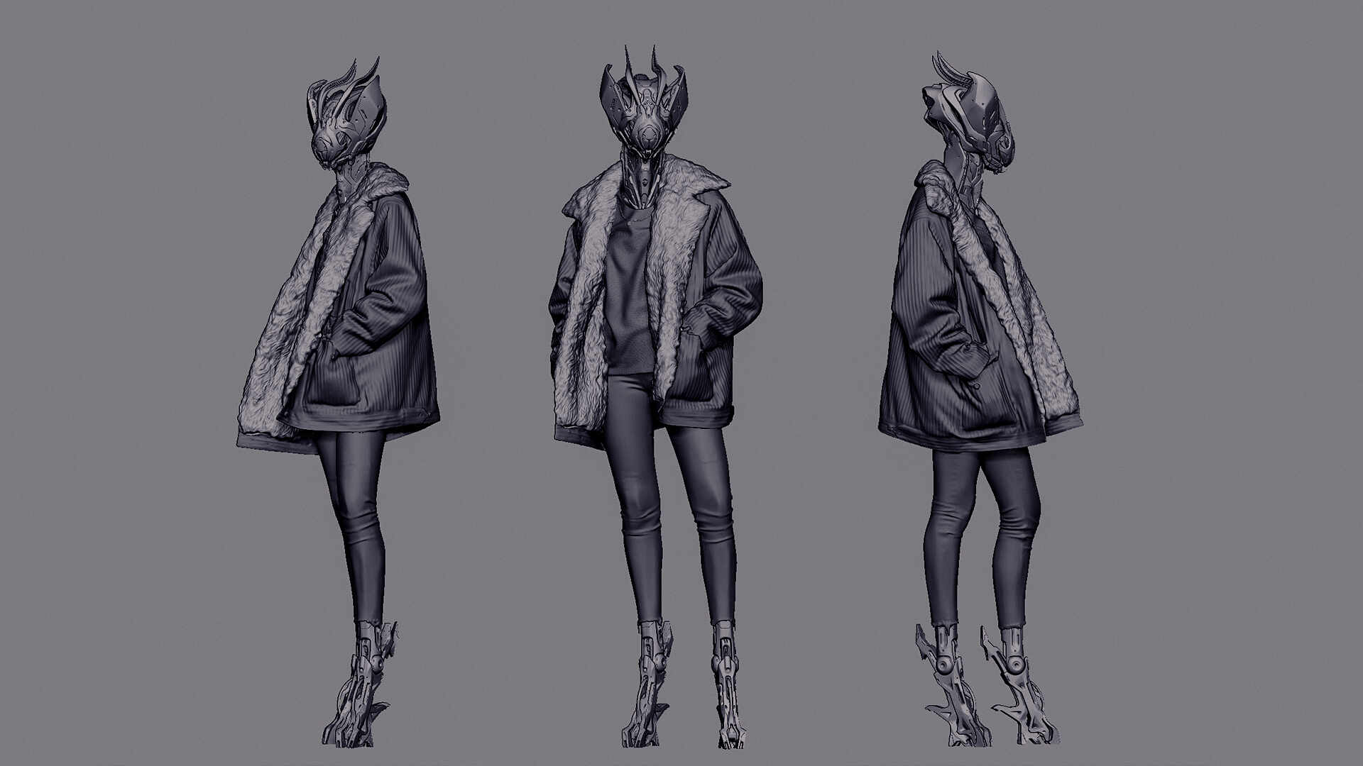 Intermediate to Advanced Dynamic Hard Surface Design in Zbrush