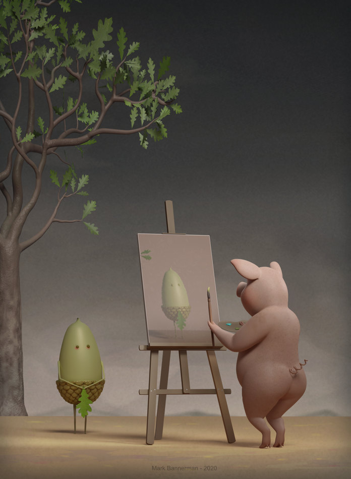 Festish Art_Acorny Pigture_M_Bannerman