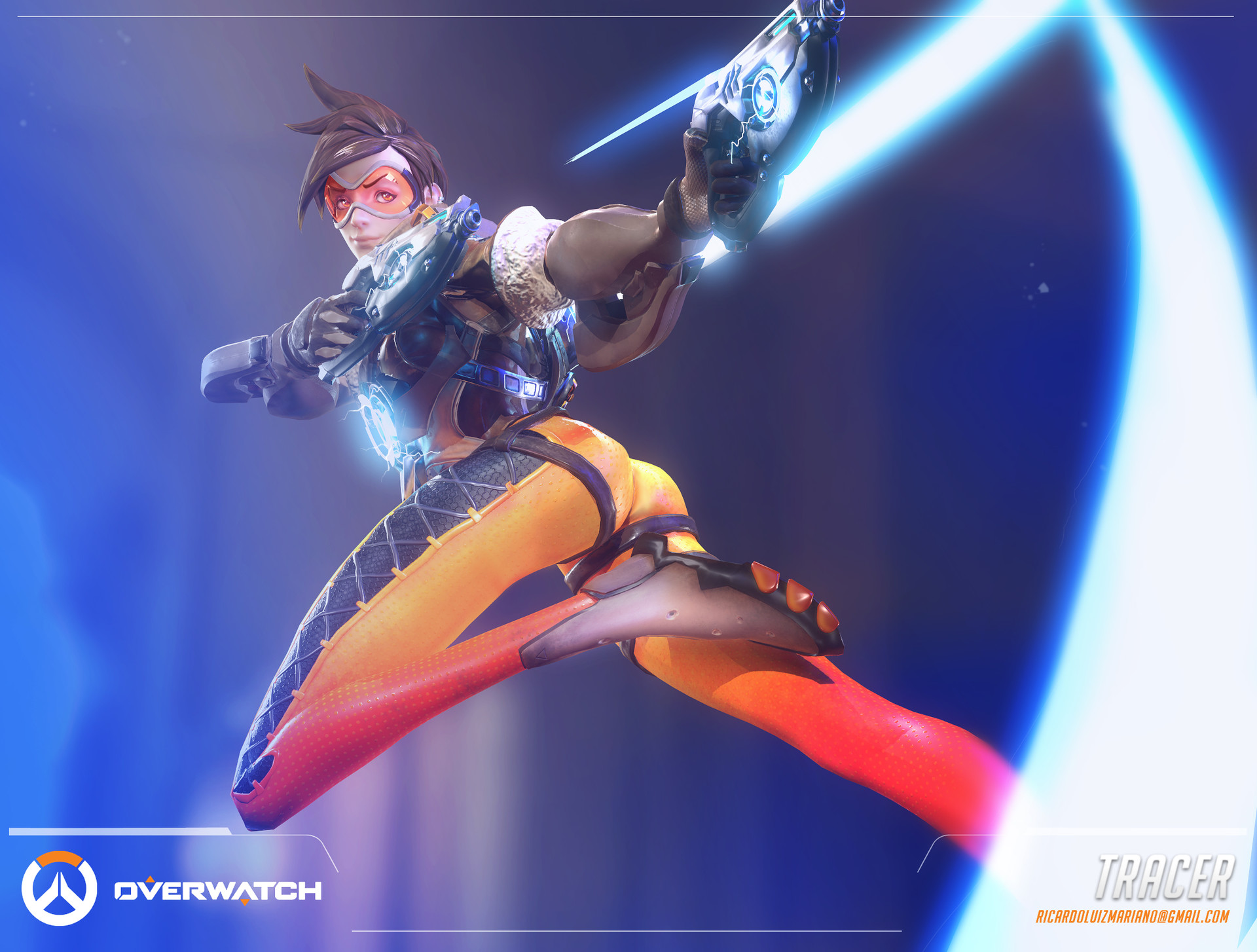 Overwatch Tracer  Overwatch wallpapers, Overwatch tracer