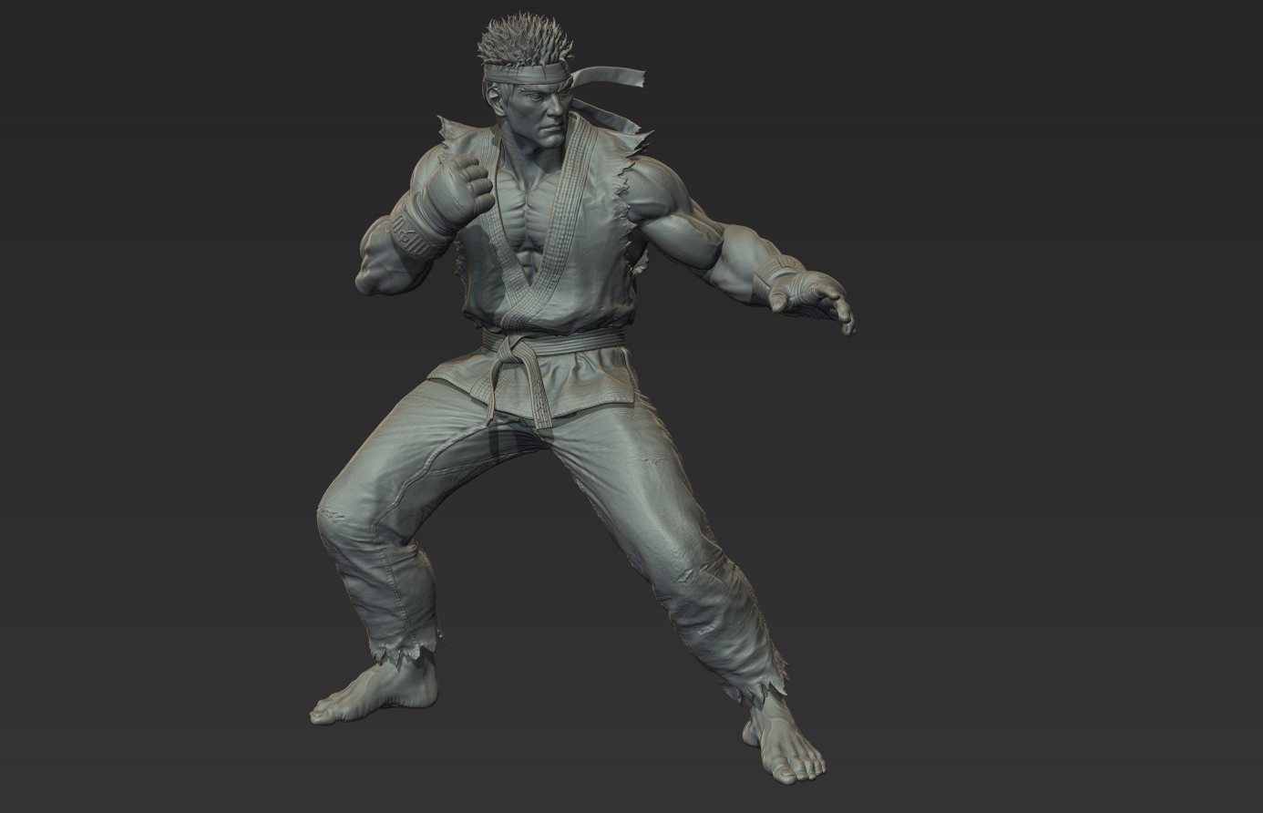 Ryu - Street Fighter - ZBrushCentral