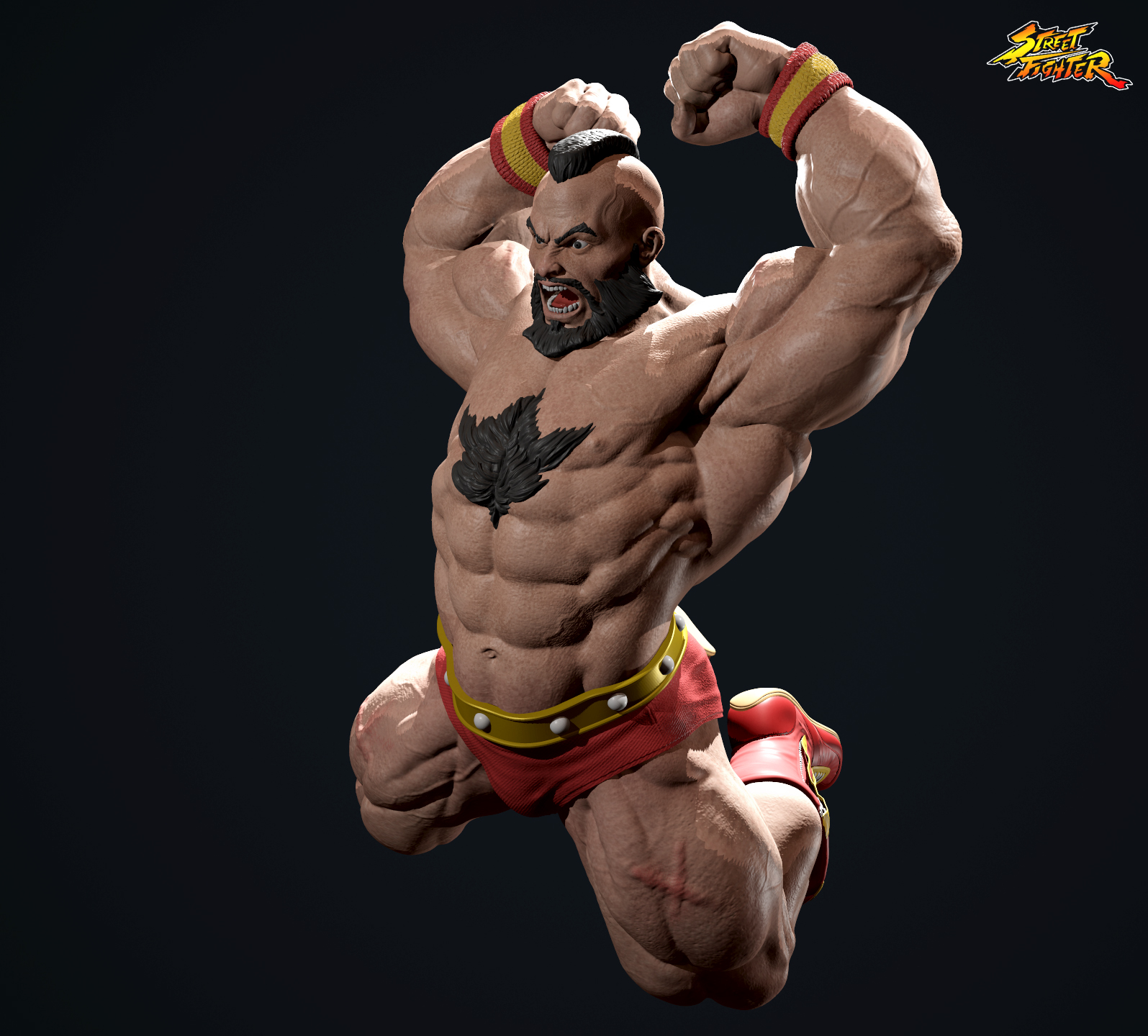 Zangief (Street Fighter) - #75 by GabeM - ZBrushCentral