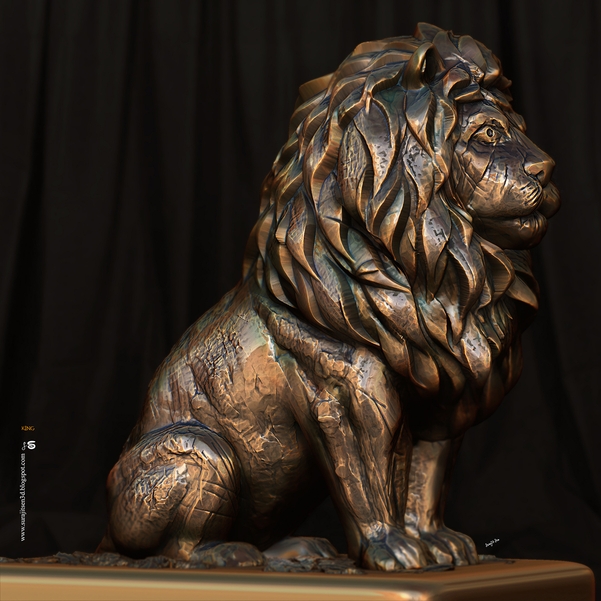 King2.5_Digital_SCulpture_SurajitSen_Nov2020A_L