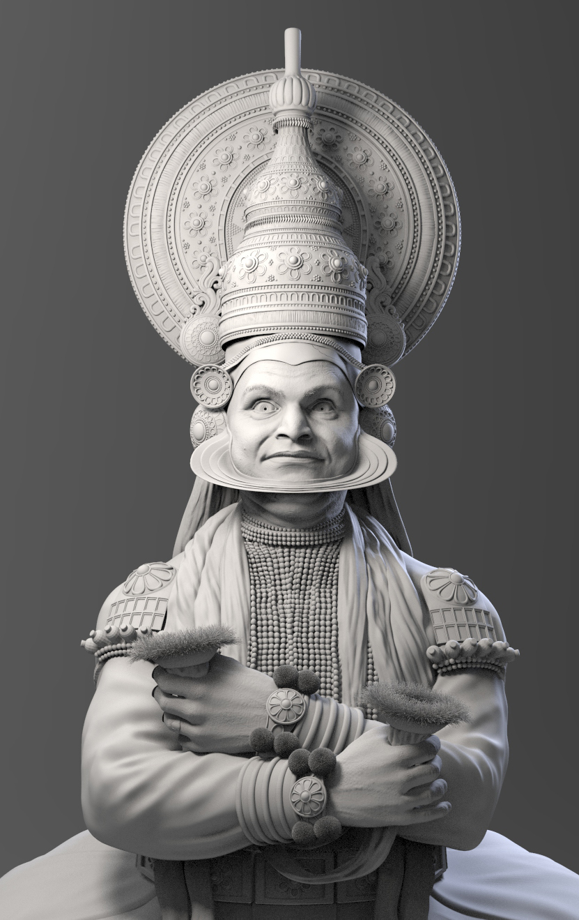Kathakali_Front view