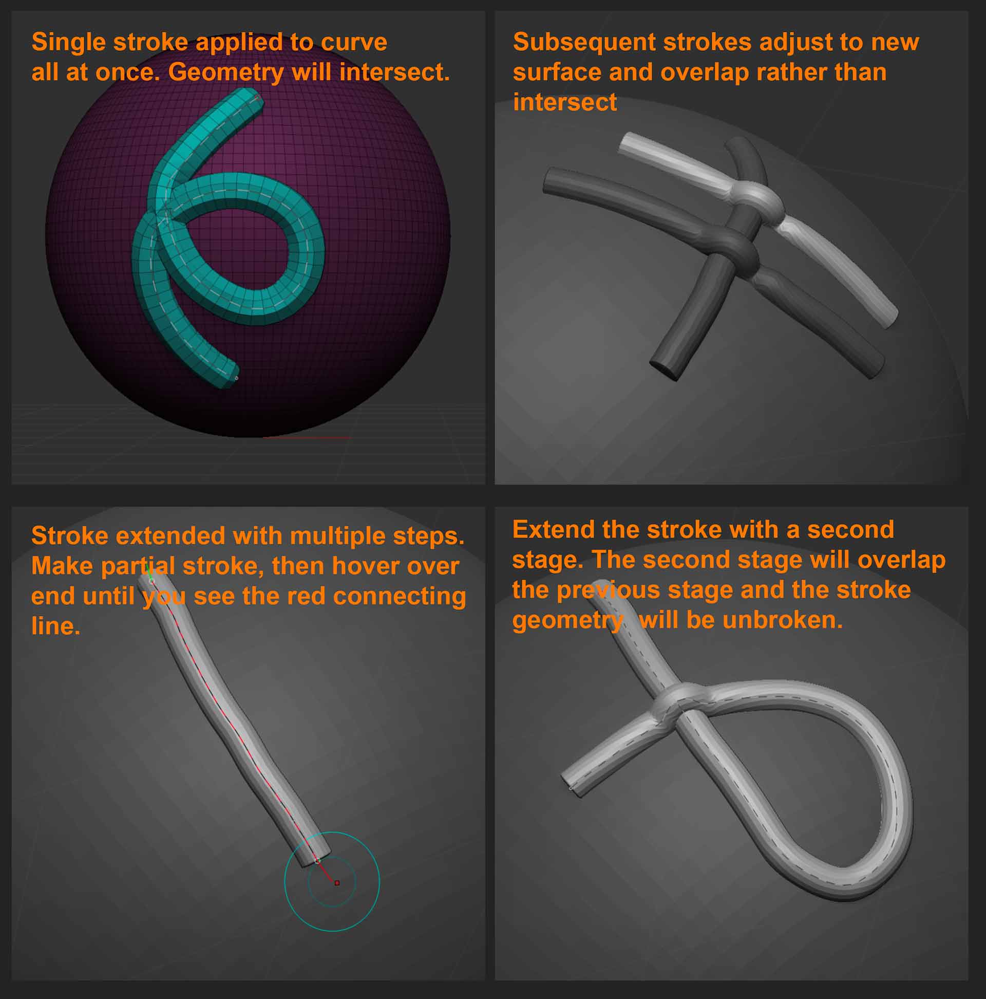 curve tube snap zbrush