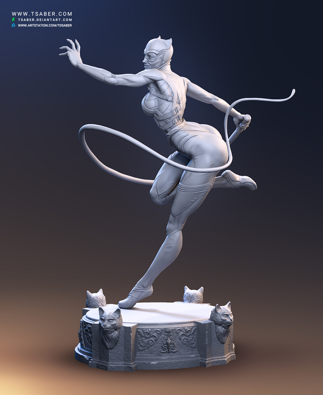 Catwoman%20statue-%20ZBrush%2004