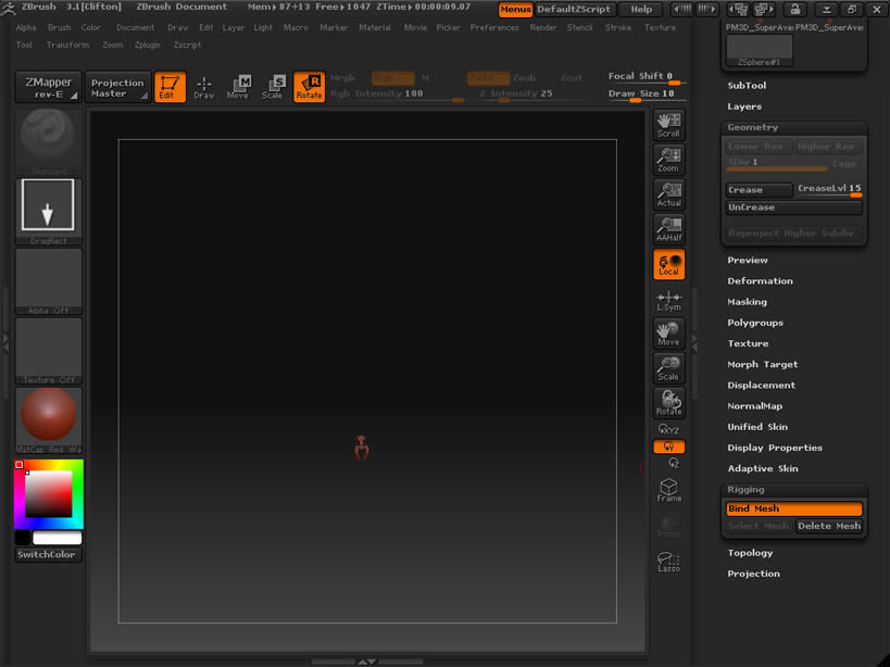 Buggy zsphere rigging?? - ZBrushCentral