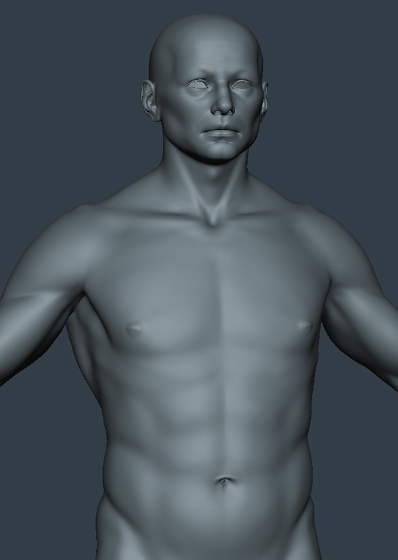 male figure zbrush file