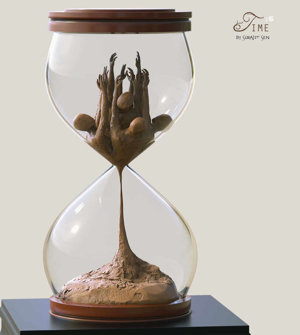 Time_Digital_Sculpture_SurajitSen_Oct2021A_L