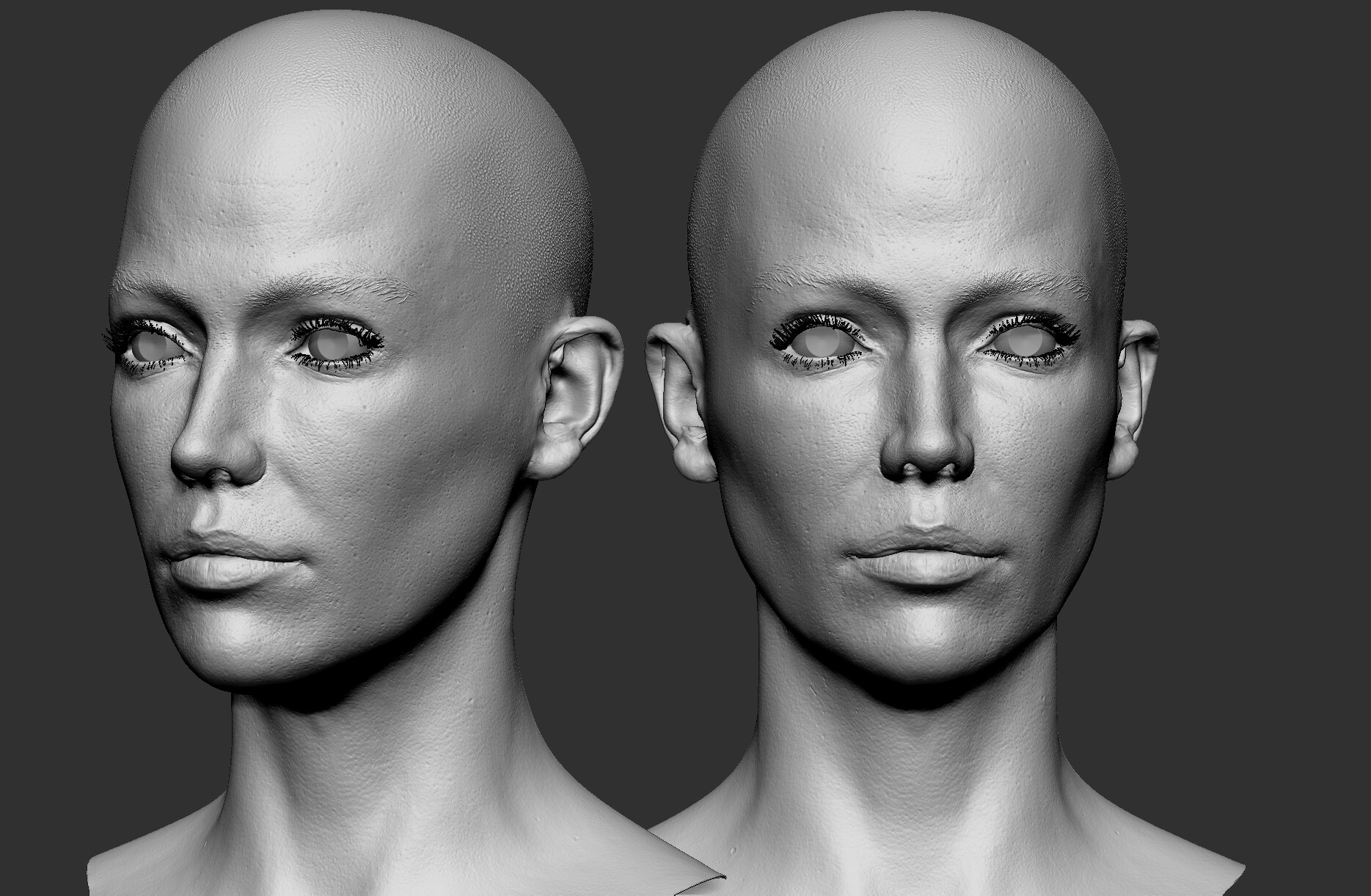 Face sculpt - ZBrushCentral