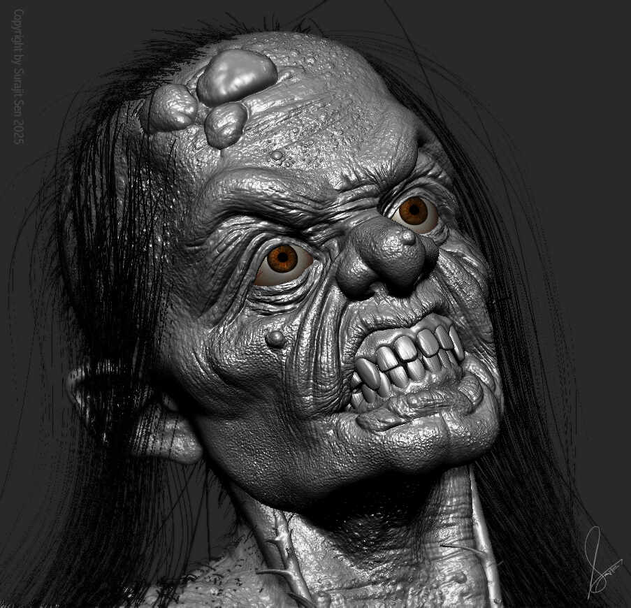 Creature_Head_Sculpture_SurajitSen_Feb2026