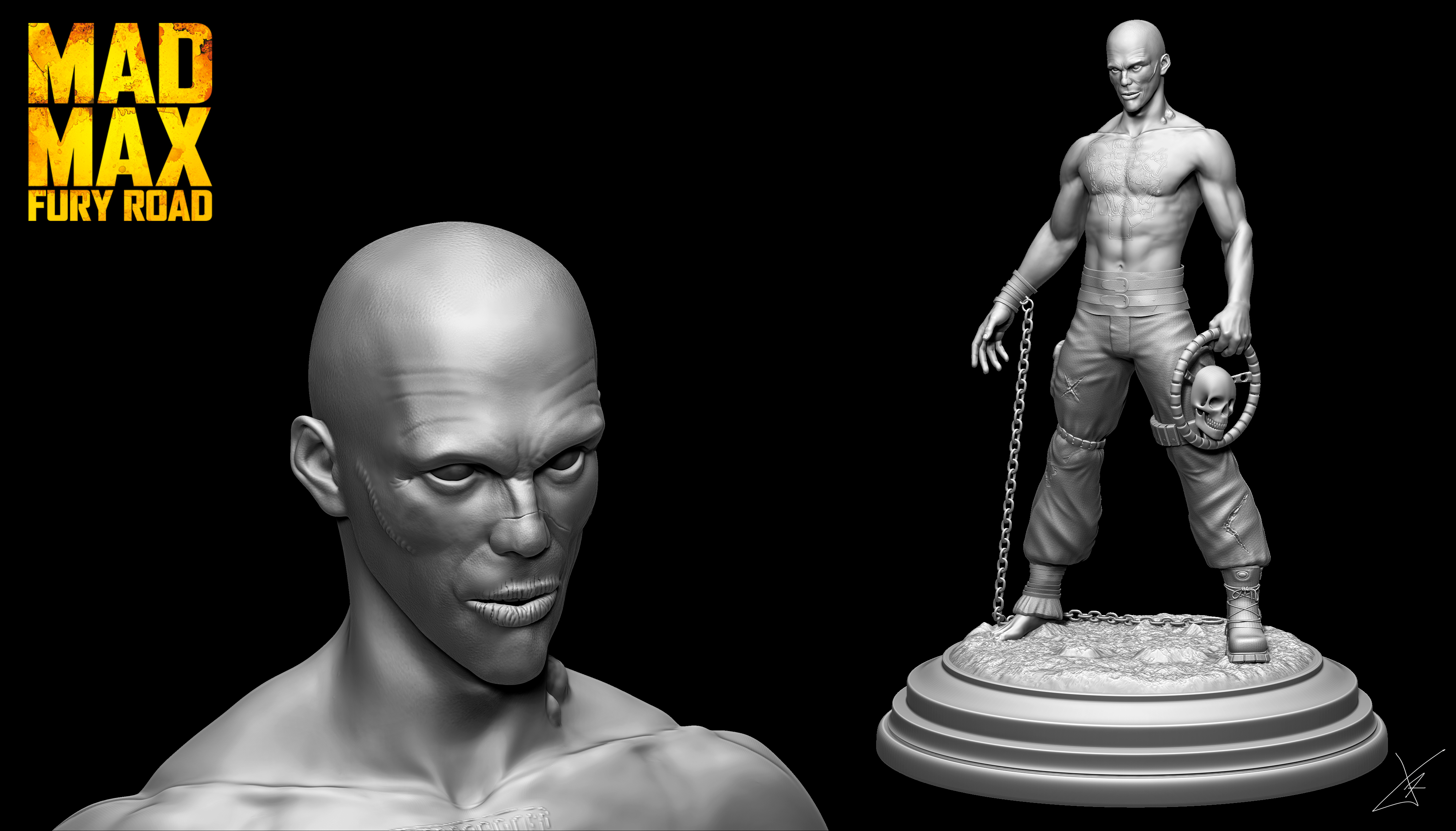 Nux, Mad Max Fury Road Character ZBrushCentral
