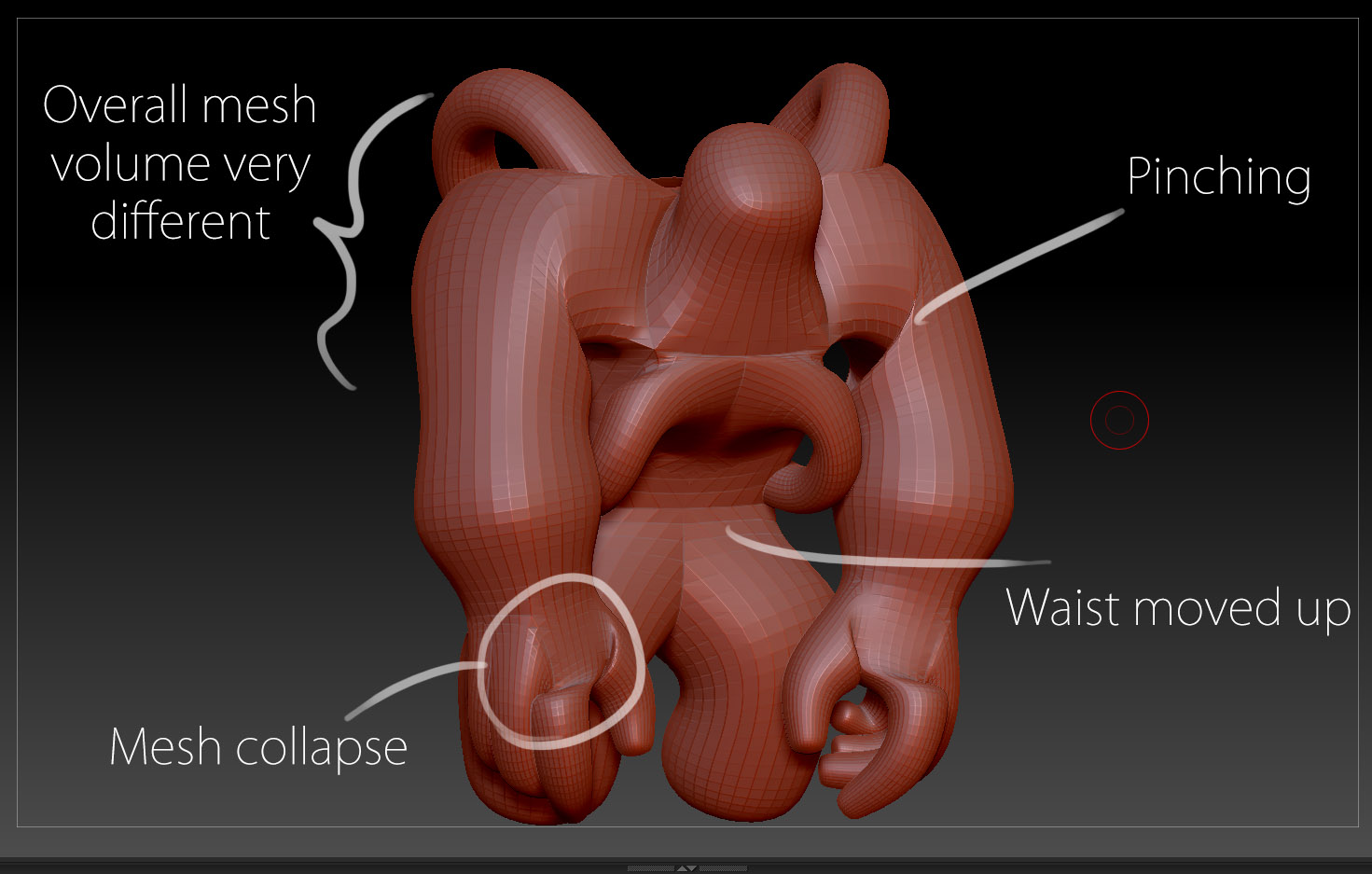 Zsphere/ Adaptive skin issue. Skin is VERY different from my zSpheres