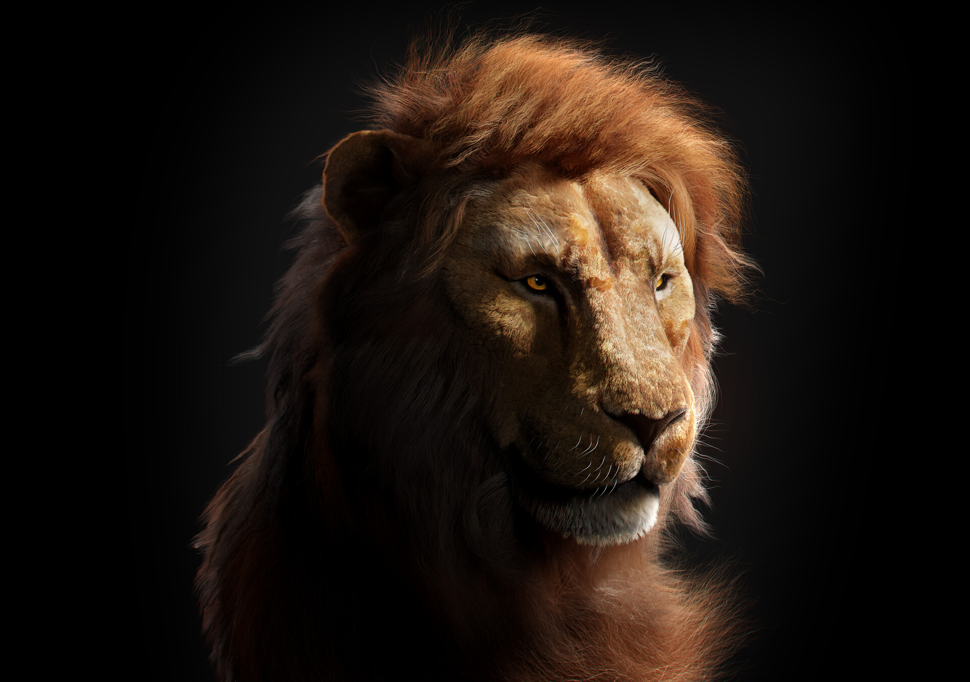 lion king mufasa zbrush