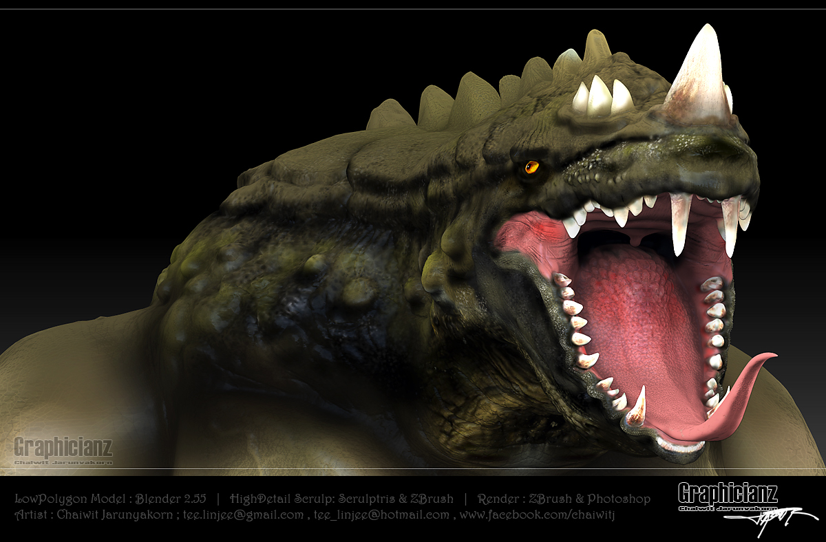 Monster Dragon - ZBrushCentral