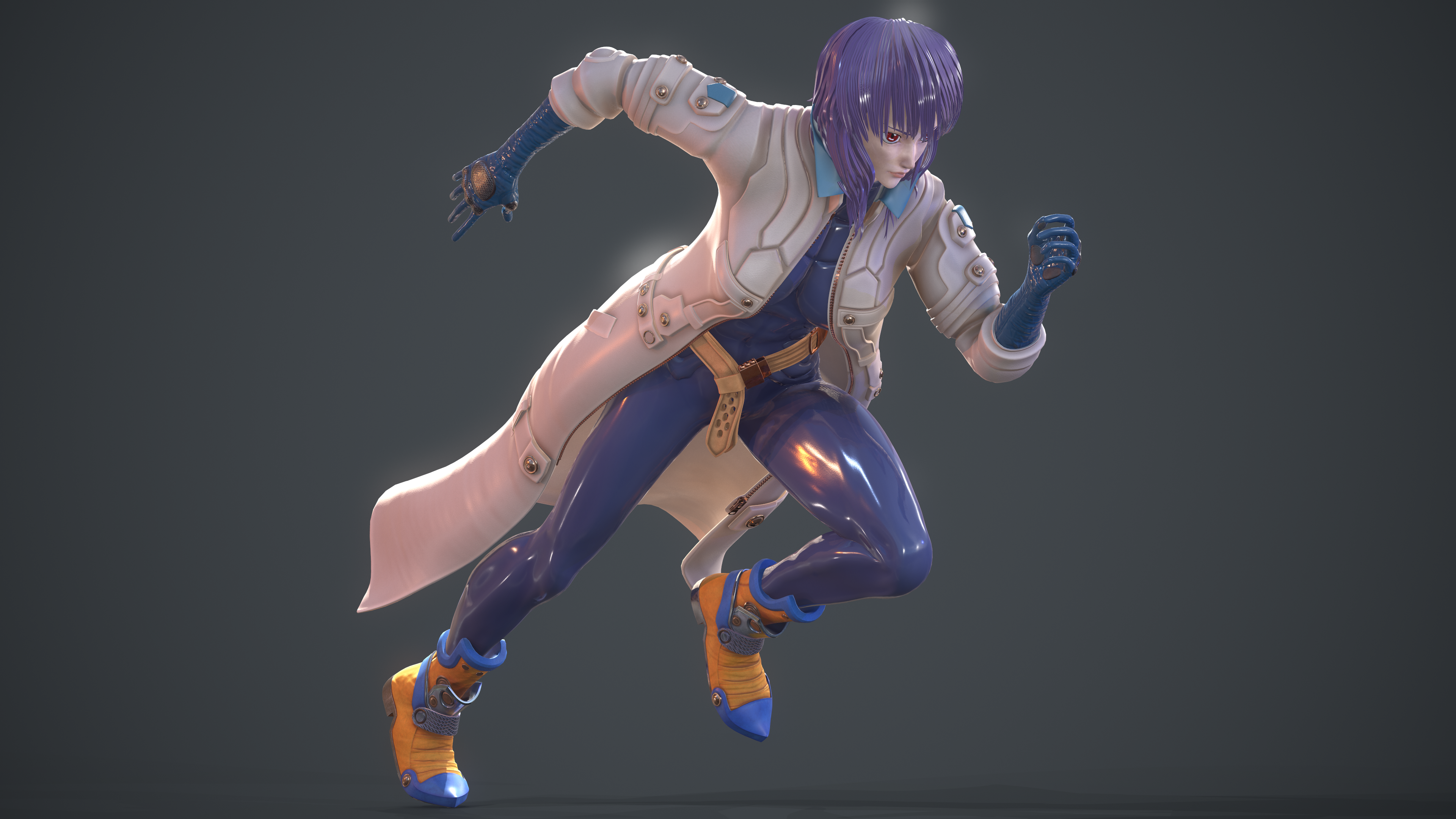 Kusanagi Motoko 草薙 素子 Shirou Masamune Design Zbrushcentral