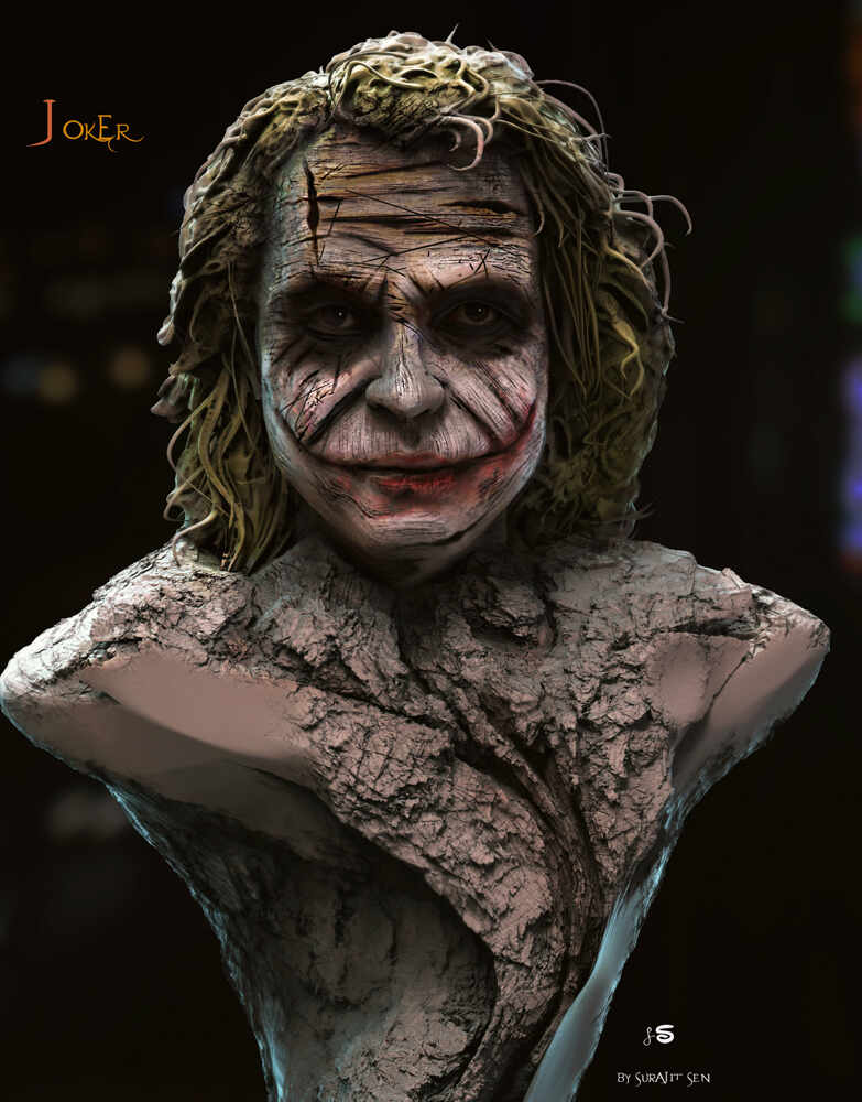 The_Joker_Digital_Sculpture_SurajitSen_June2021AL