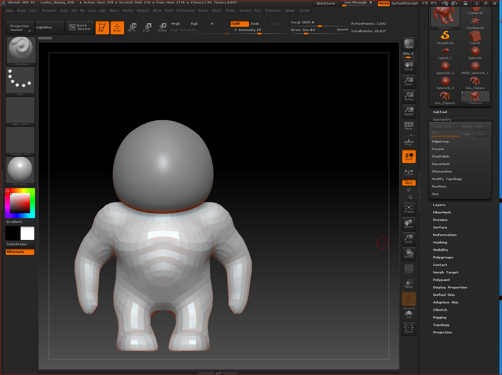 zbrush cant divide geometry